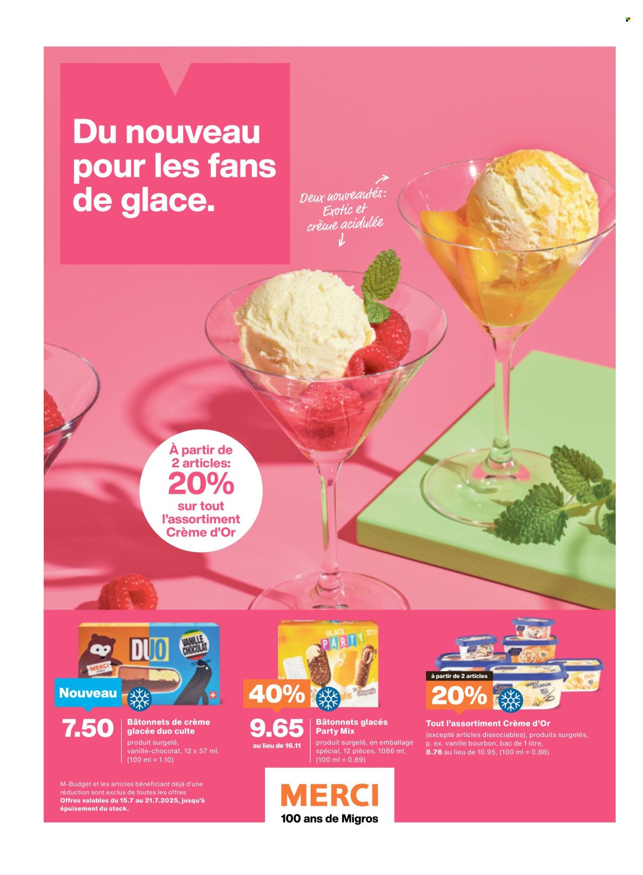 MIGROS Prospekt - Vom 15.7.2025 (2025-07-15 - 2025-07-21)