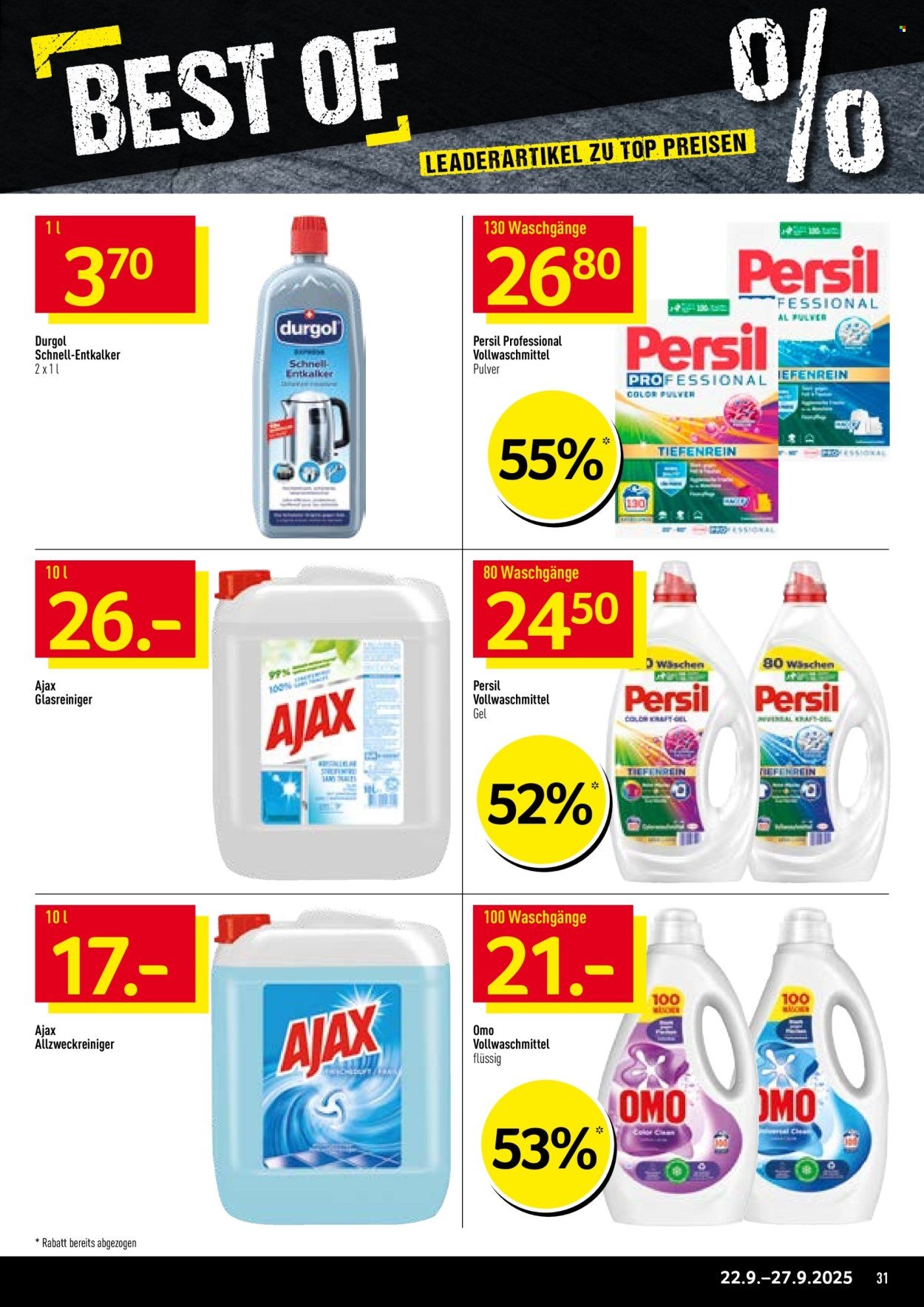 PRODEGA Prospekt - Express Best of 39 (2025-09-22 - 2025-09-27)