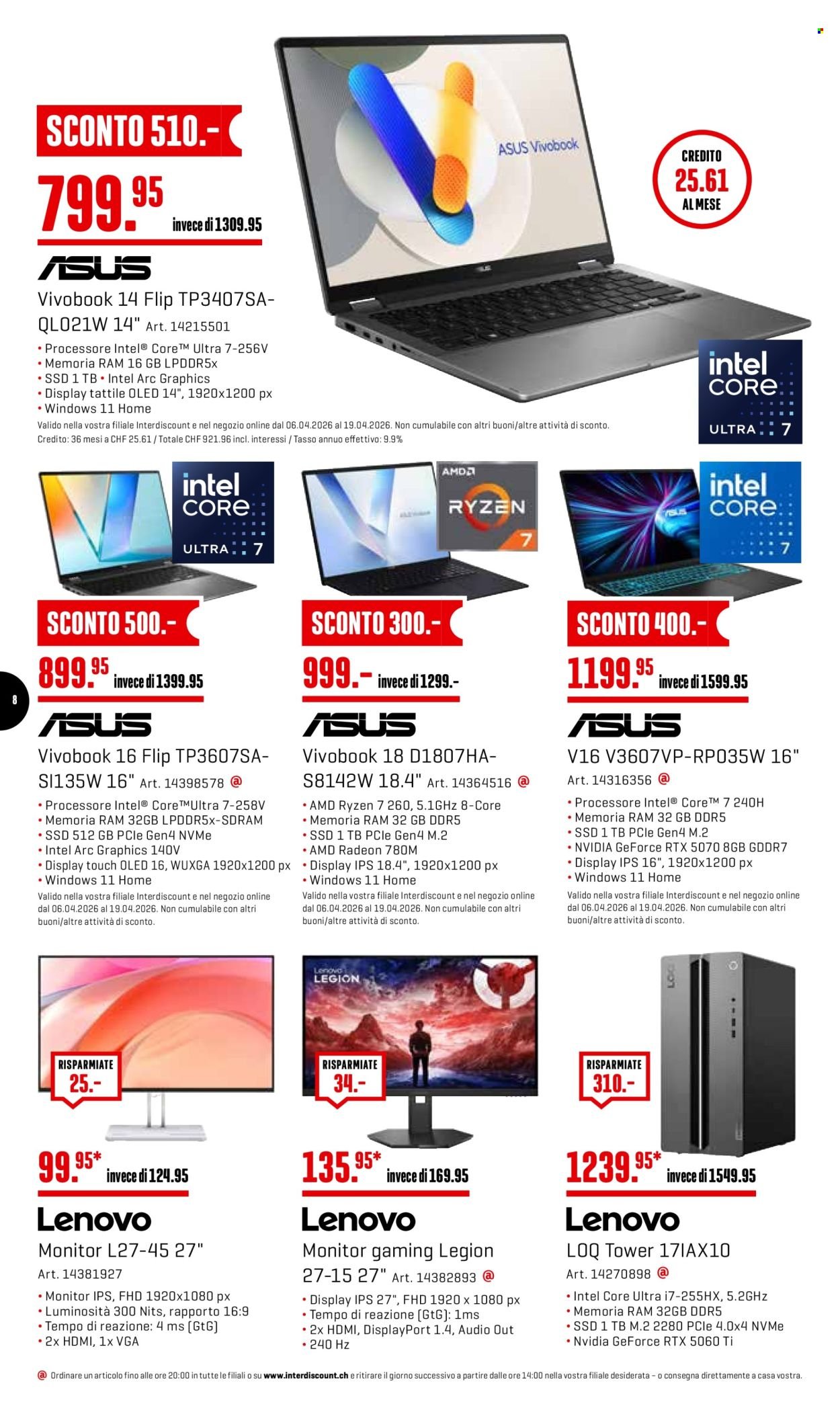 INTERDISCOUNT Prospekt - Vom 6.4.2026 (2026-04-06 - 2026-04-19) | 8