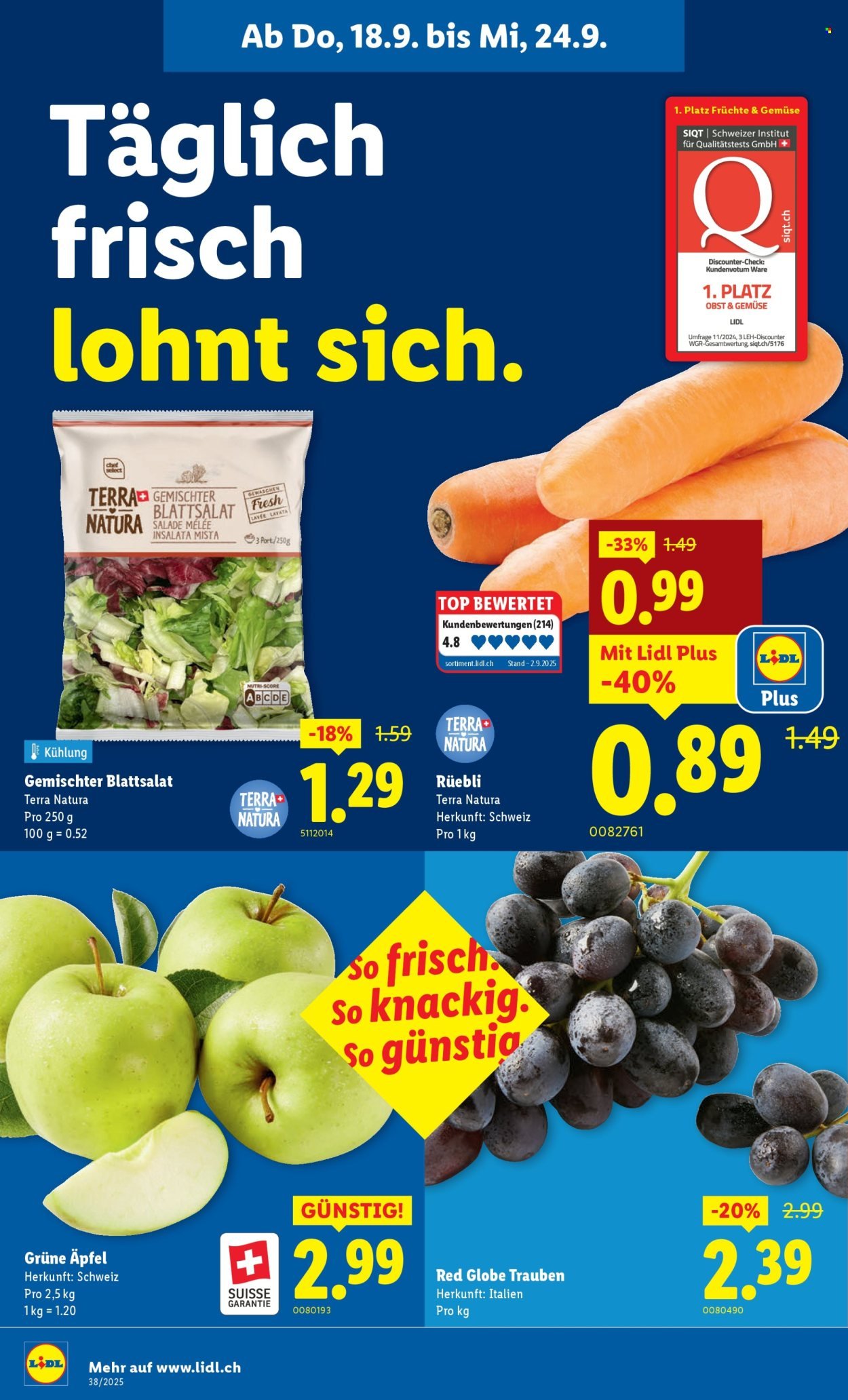 LIDL Prospekt - KW 38 (2025-09-18 - 2025-09-24)