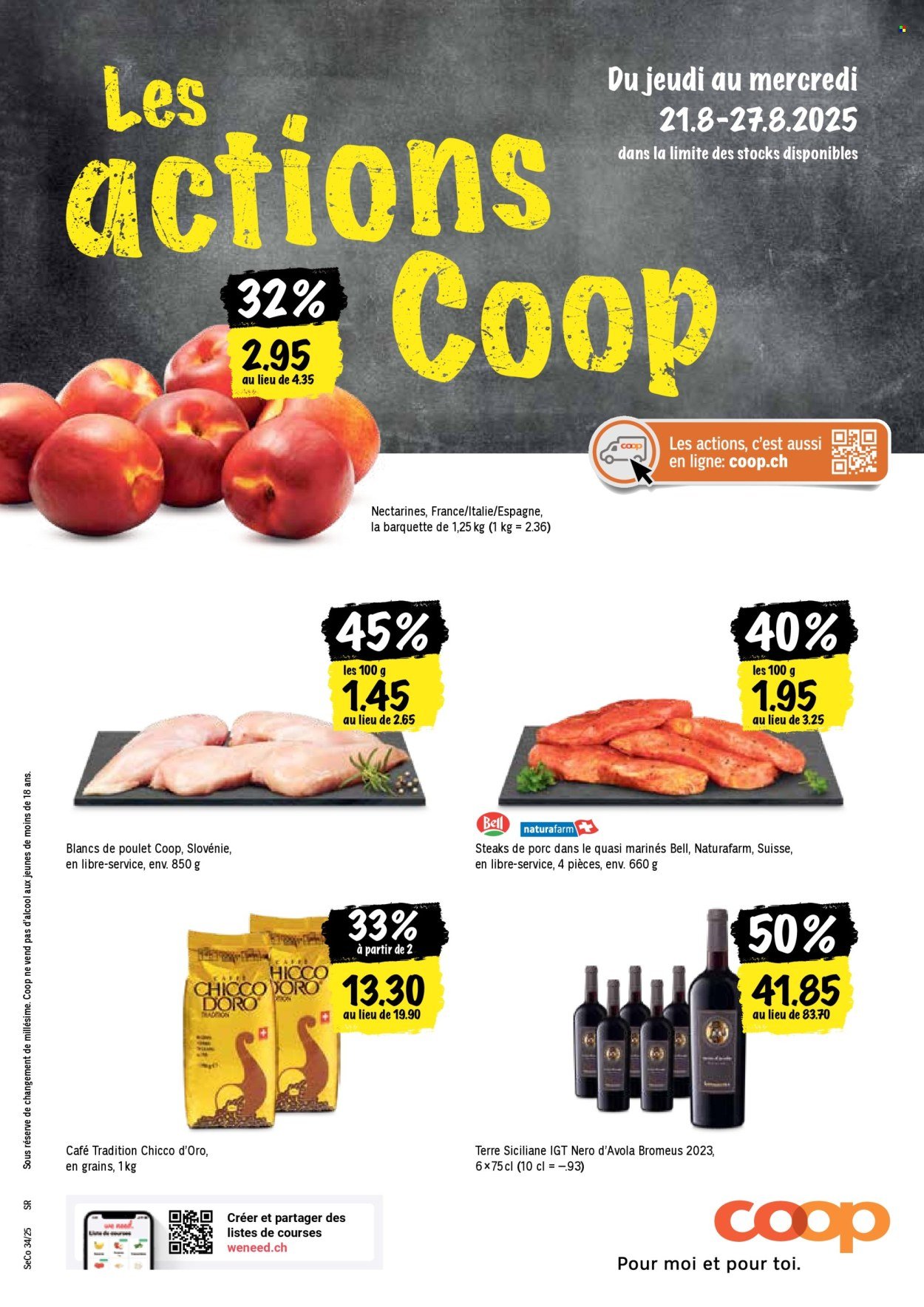 COOP Prospekt - Les action Coop (2025-08-21 - 2025-08-27)