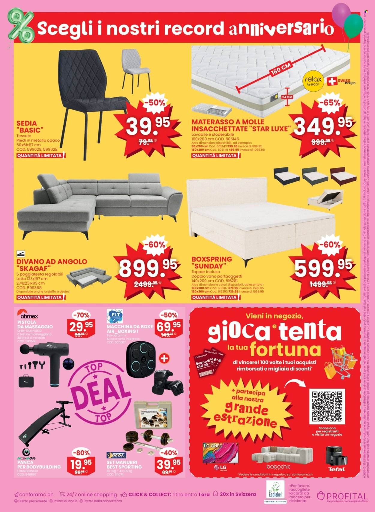 CONFORAMA Prospekt - Catalogo n° 35 (2025-08-27 - 2025-09-09)