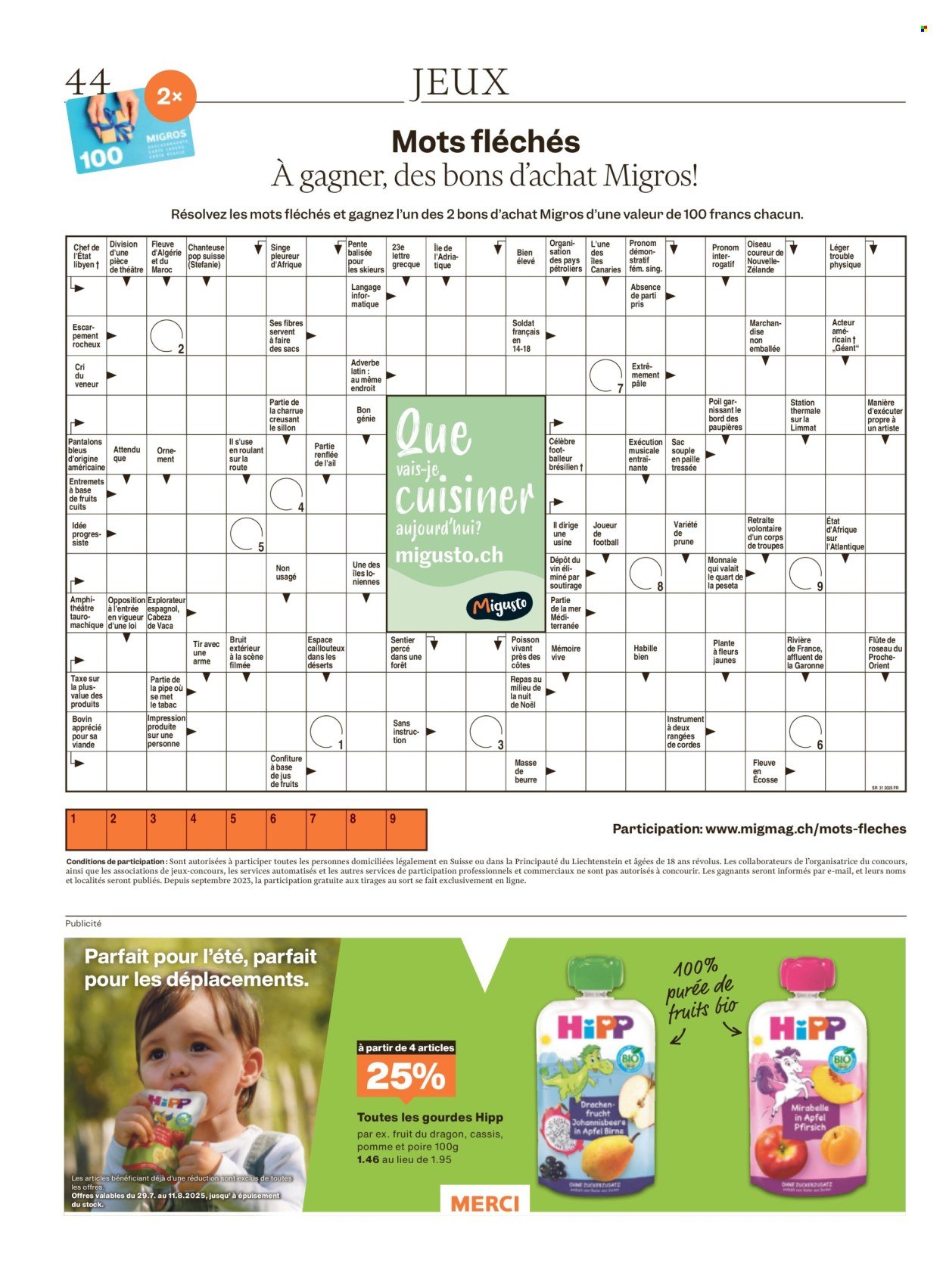 MIGROS Prospekt - Vom 29.7.2025 (2025-07-29 - 2025-08-04)