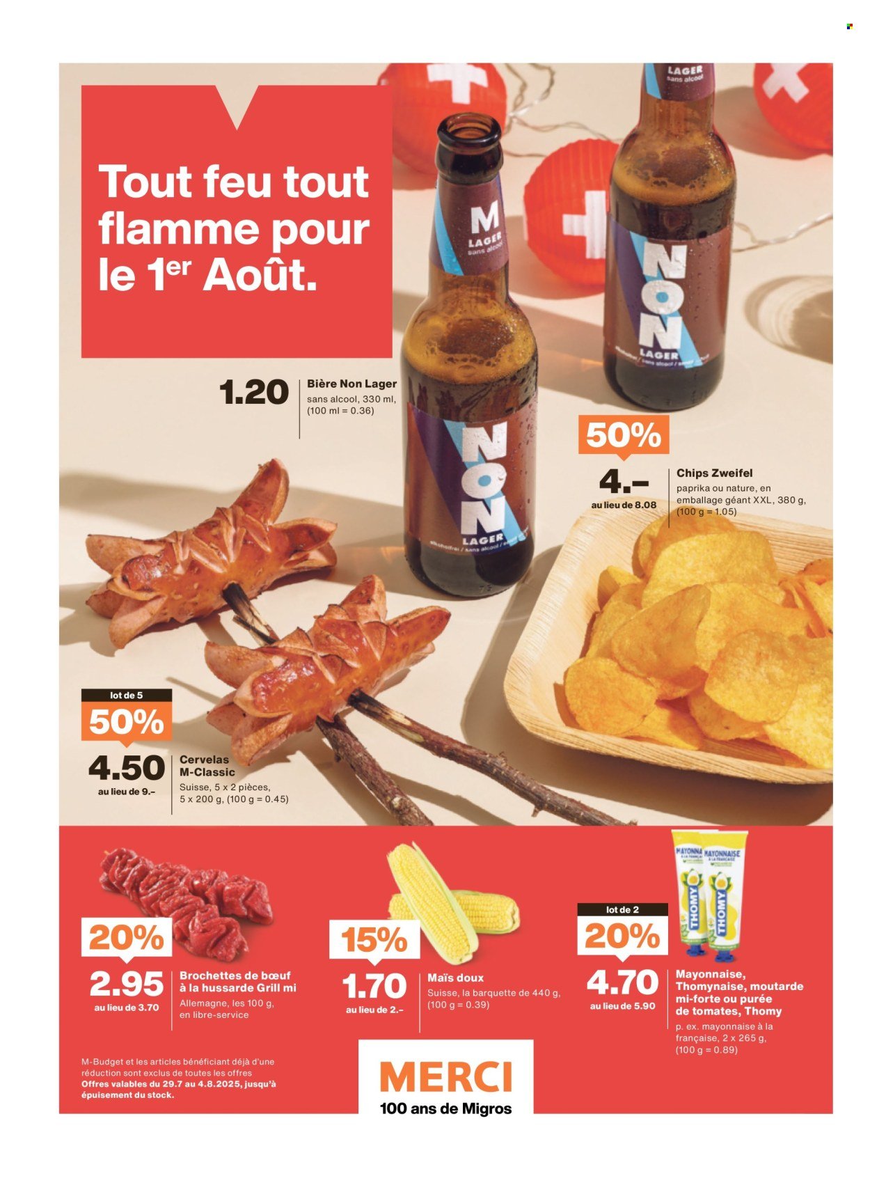 MIGROS Prospekt - Vom 29.7.2025 (2025-07-29 - 2025-08-04)