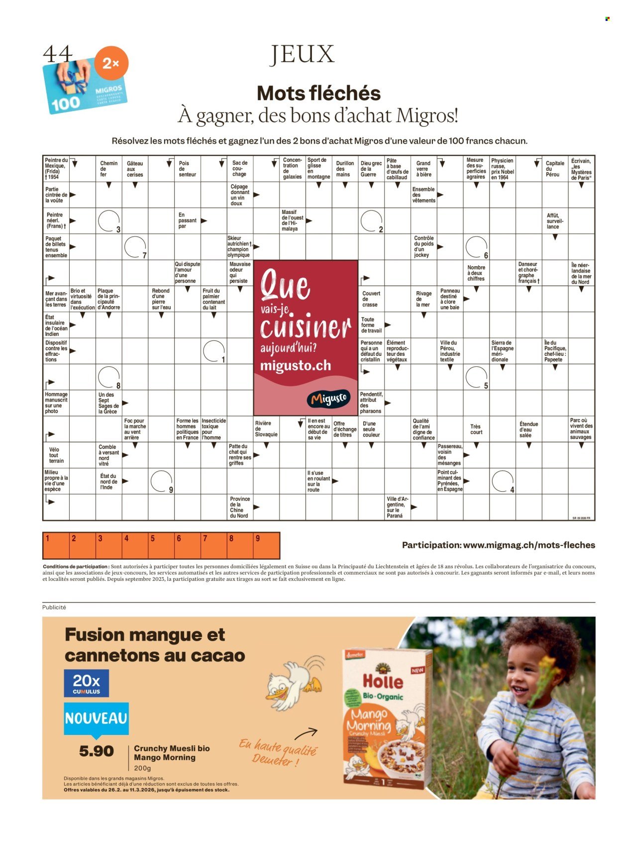 MIGROS Prospekt - Vom 25.2.2026 (2026-02-25 - 2026-03-04) | 44