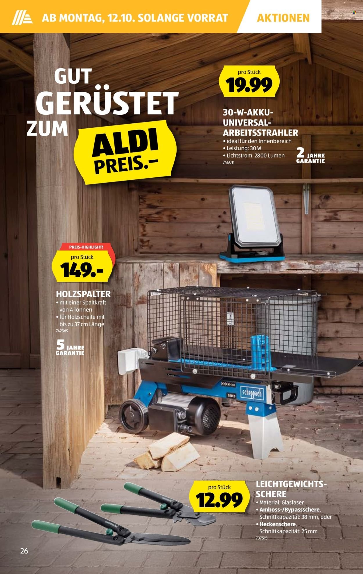 ALDI Prospekt - Vom 8.10.2026