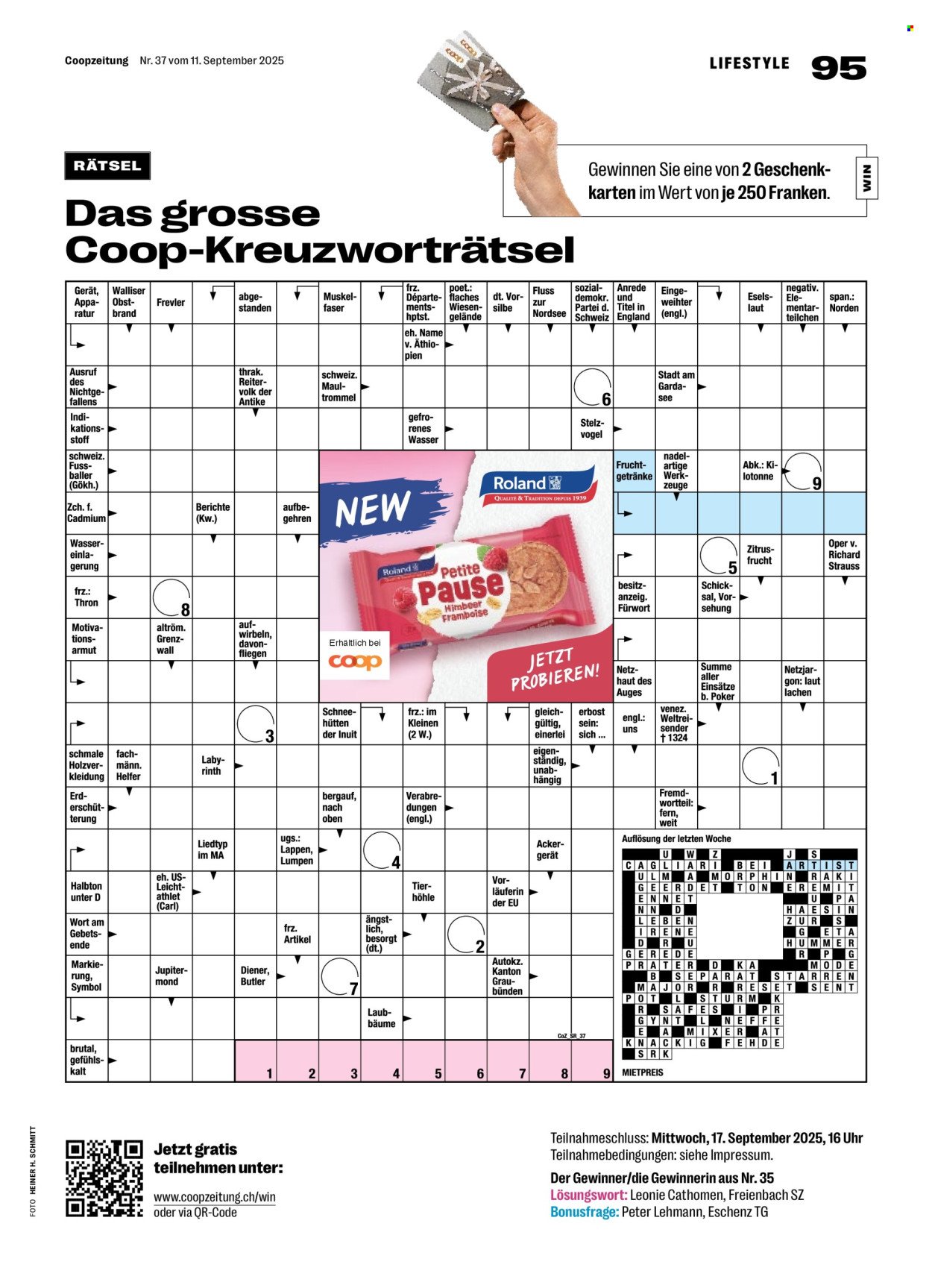 COOP Prospekt - COOPZEITUNG (2025-09-11 - 2025-09-17)
