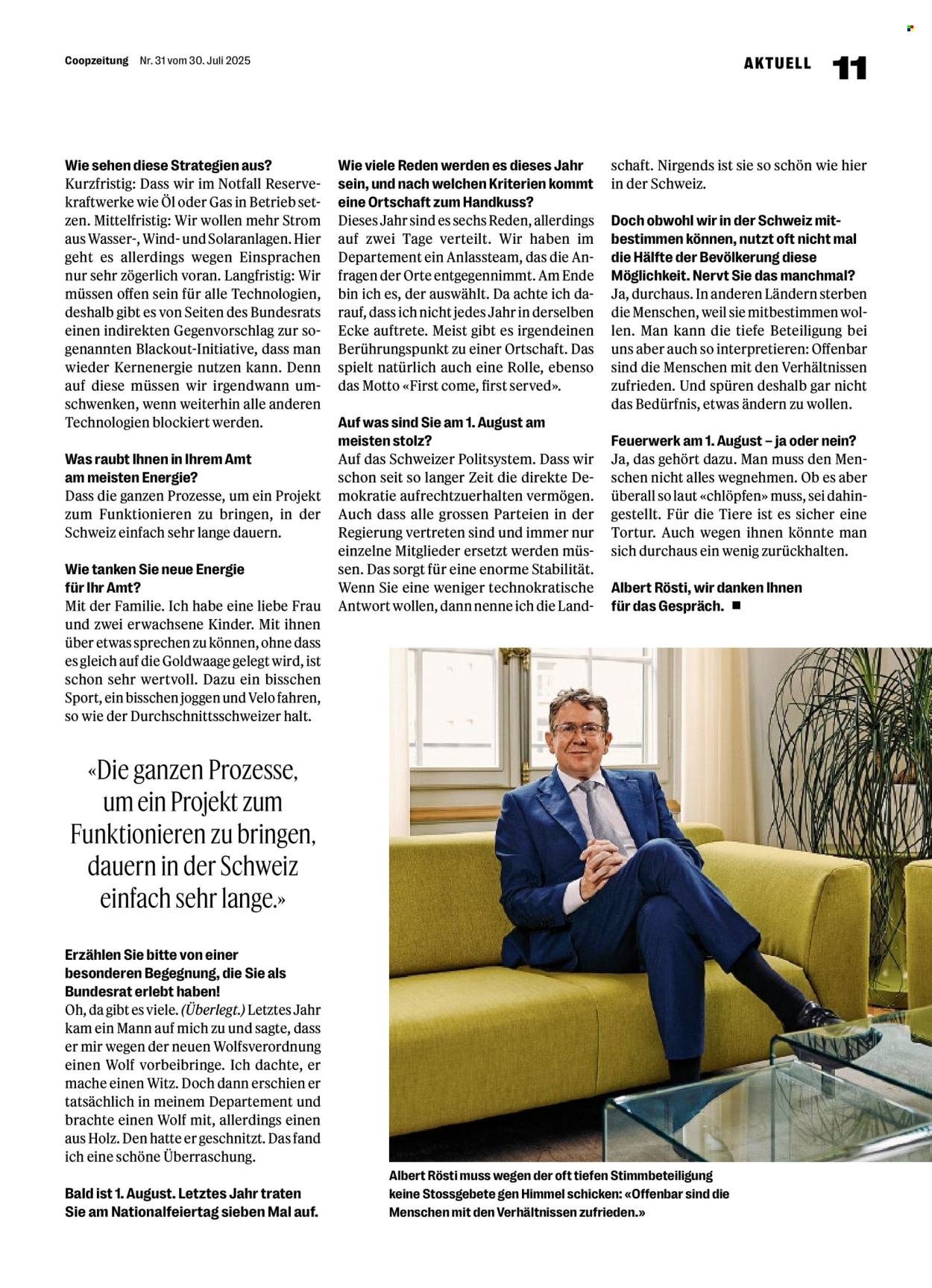 COOP Prospekt - Coopzeitung (2025-07-31 - 2025-08-06)