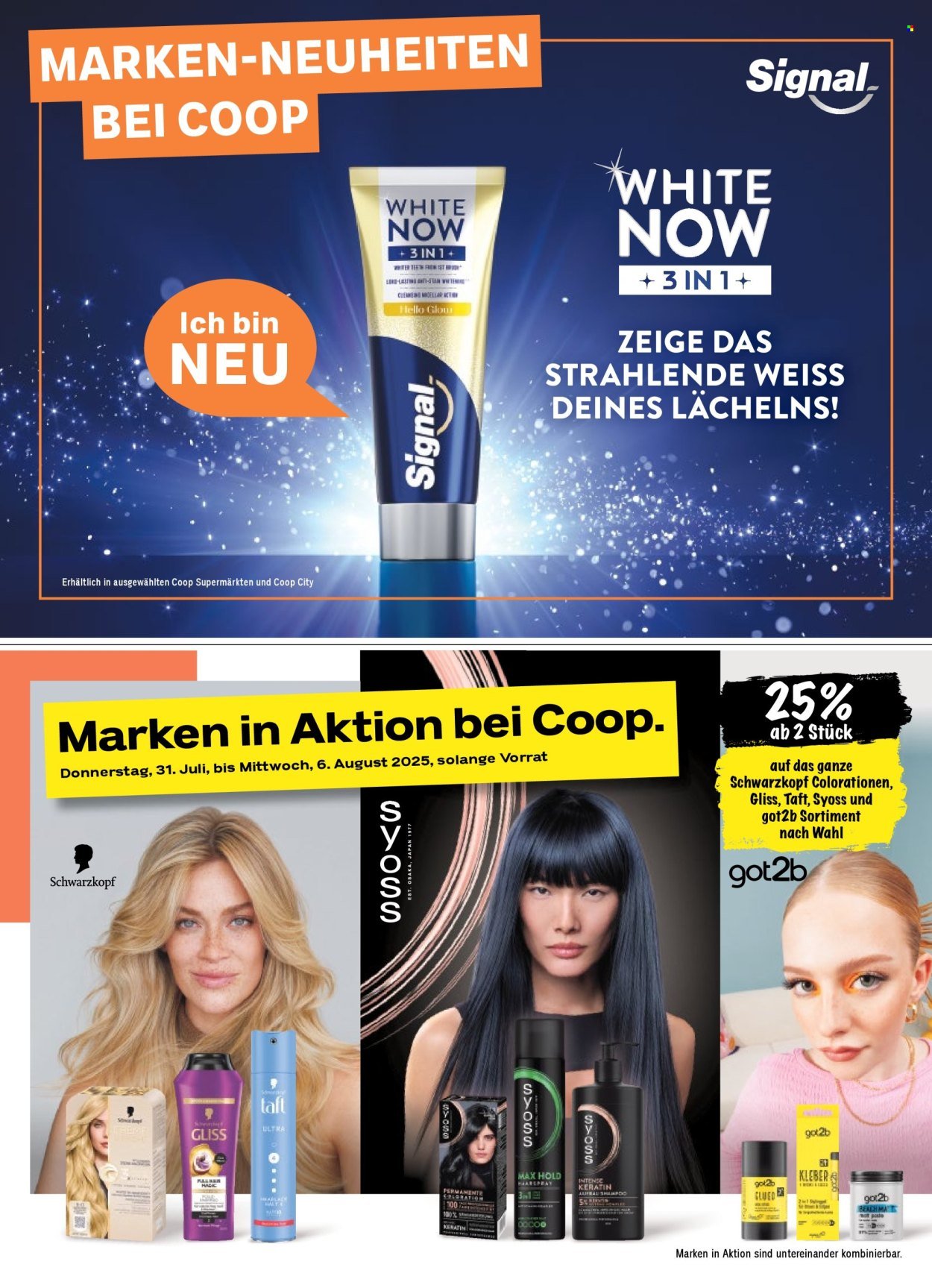 COOP Prospekt - Coopzeitung (2025-07-31 - 2025-08-06)