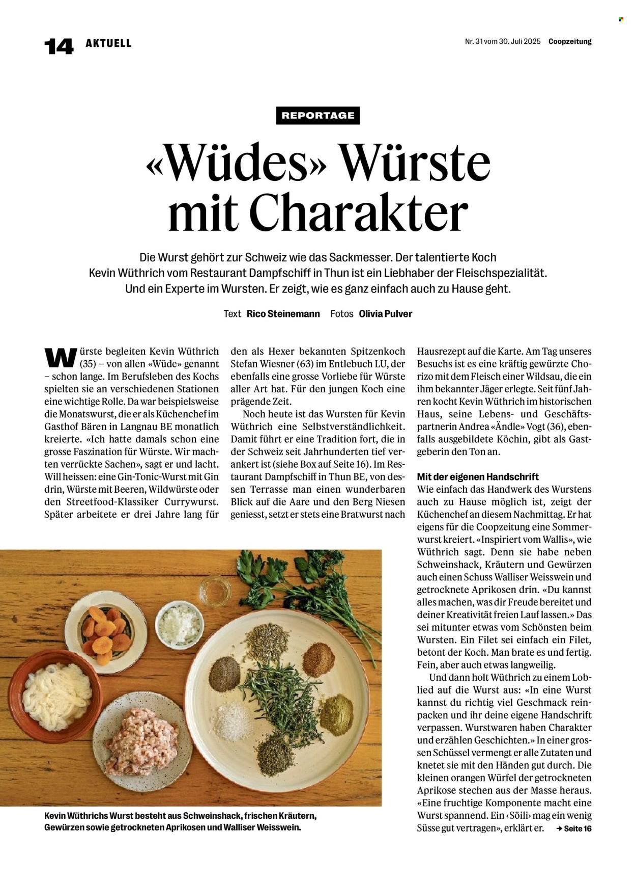 COOP Prospekt - Coopzeitung (2025-07-31 - 2025-08-06)