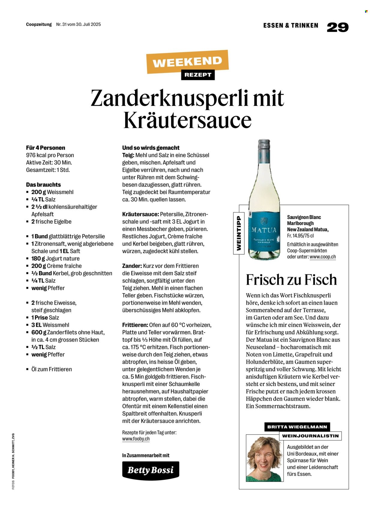 COOP Prospekt - Coopzeitung (2025-07-31 - 2025-08-06)