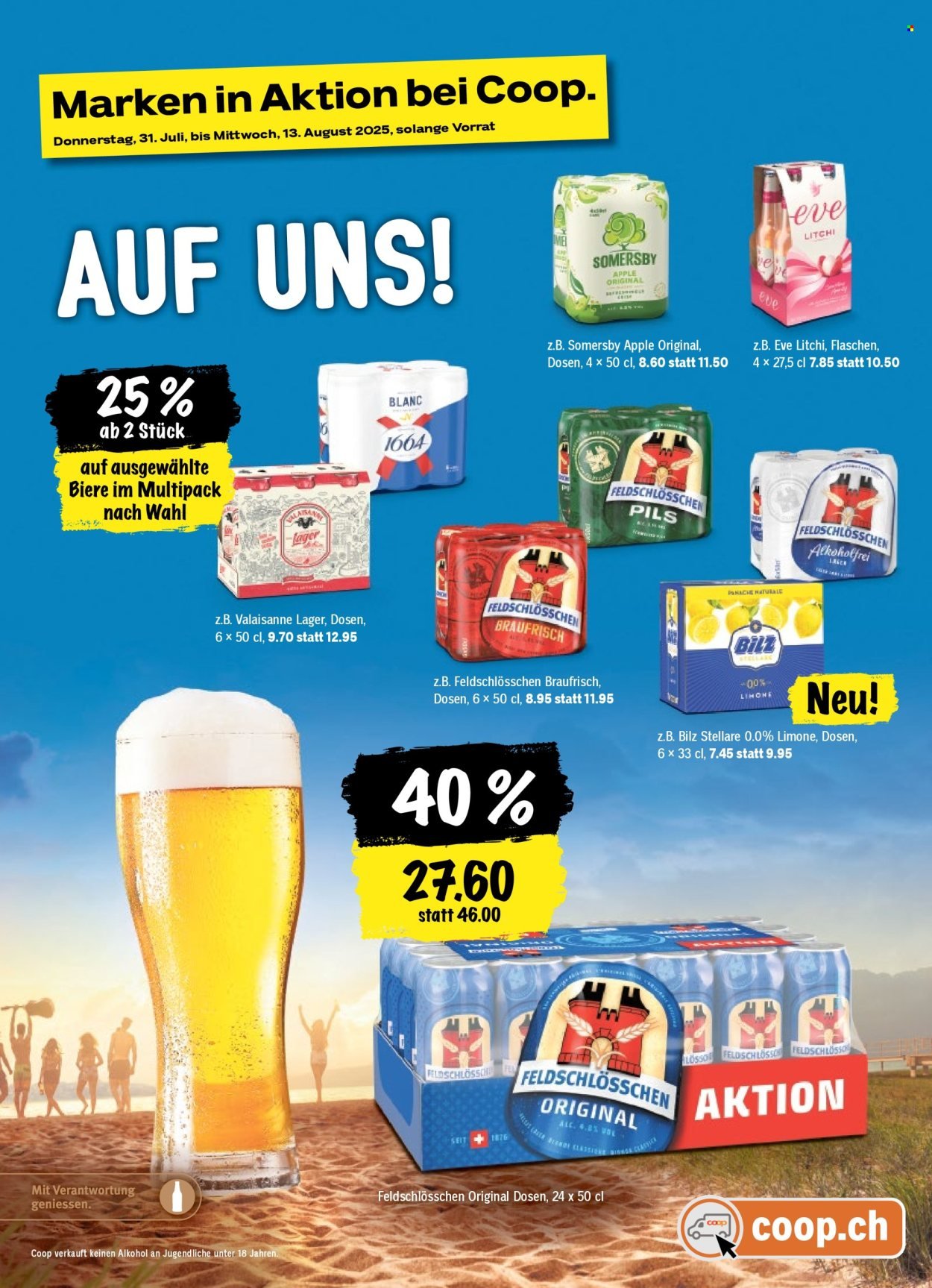 COOP Prospekt - Coopzeitung (2025-07-31 - 2025-08-06)