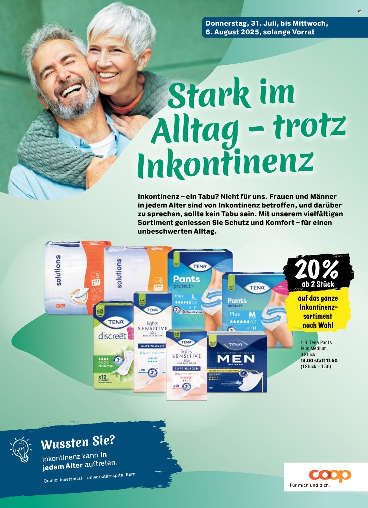 COOP Prospekt - Coopzeitung (2025-07-31 - 2025-08-06)
