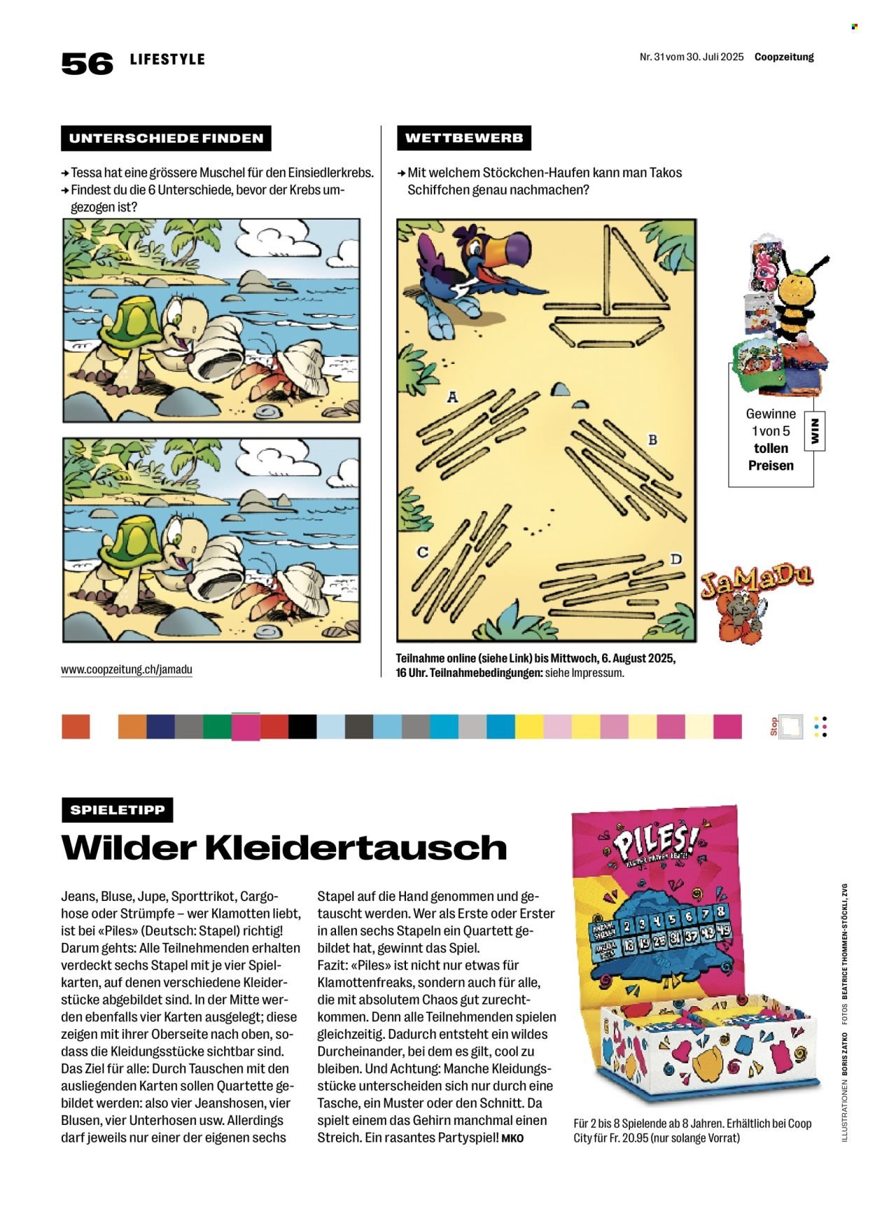 COOP Prospekt - Coopzeitung (2025-07-31 - 2025-08-06)