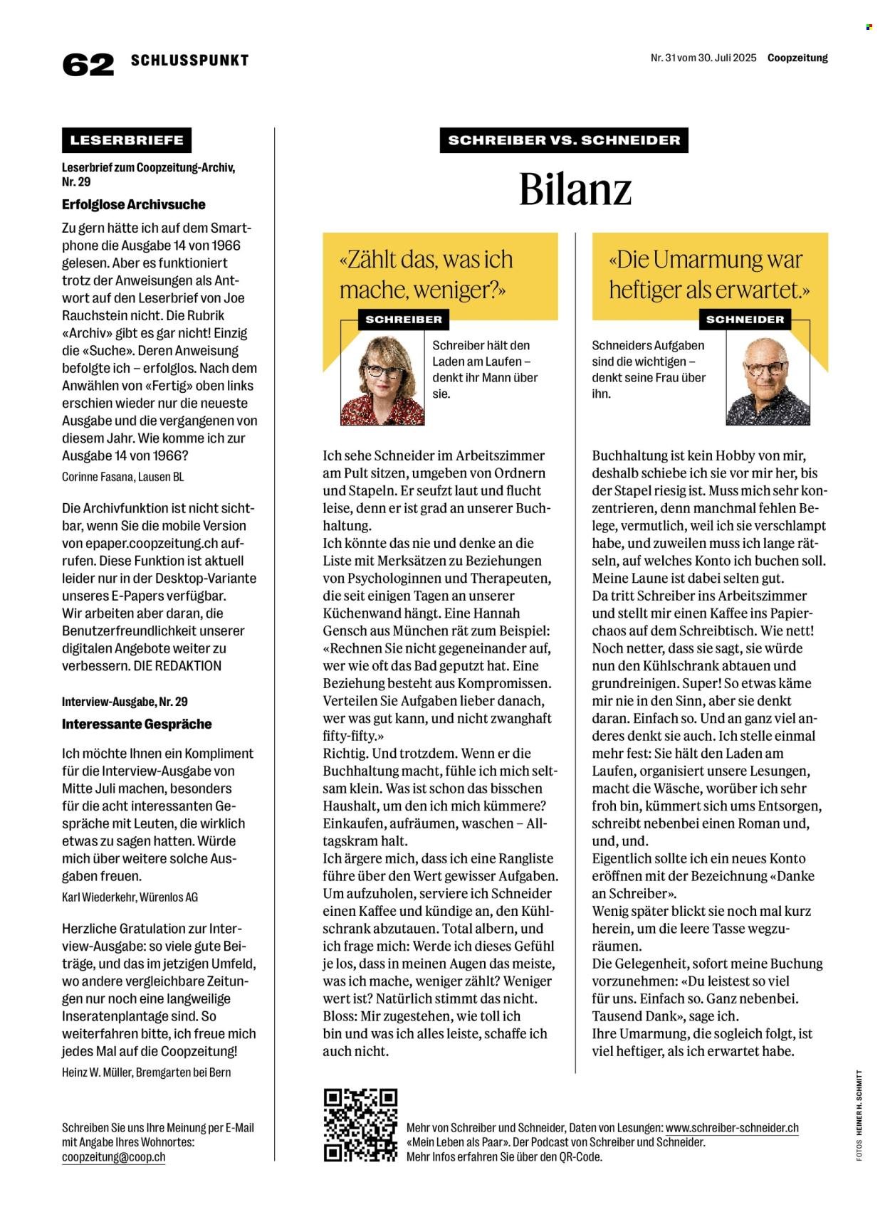 COOP Prospekt - Coopzeitung (2025-07-31 - 2025-08-06)