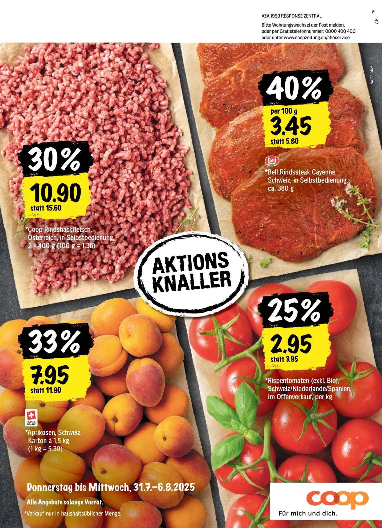COOP Prospekt - Coopzeitung (2025-07-31 - 2025-08-06)