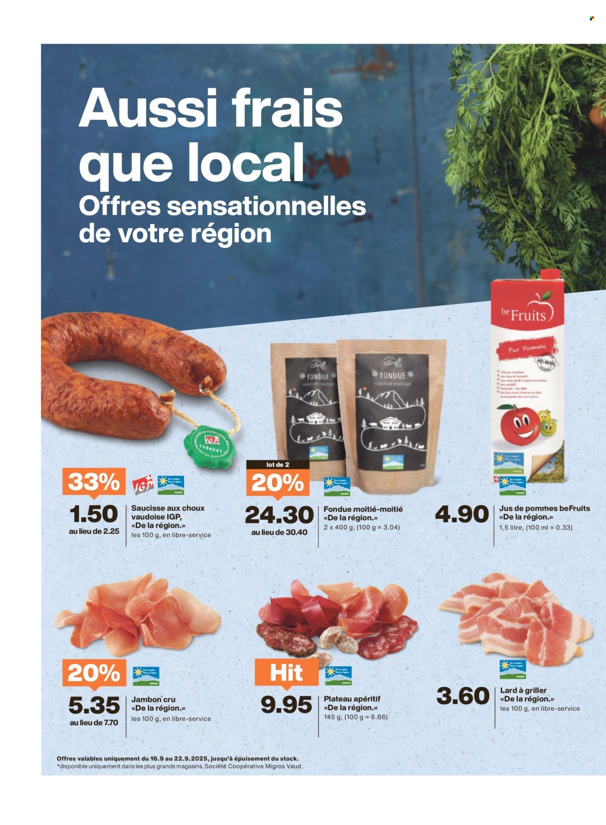 MIGROS Prospekt - Vom 16.9.2025 (2025-09-16 - 2025-09-22)
