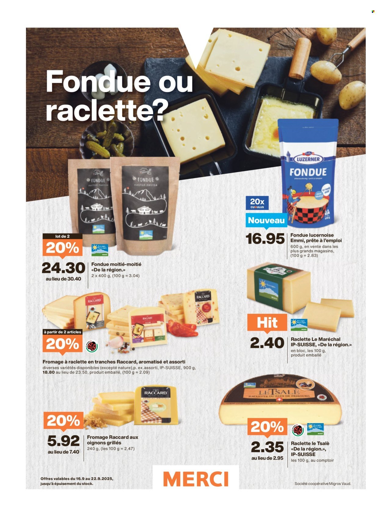 MIGROS Prospekt - Vom 16.9.2025 (2025-09-16 - 2025-09-22)