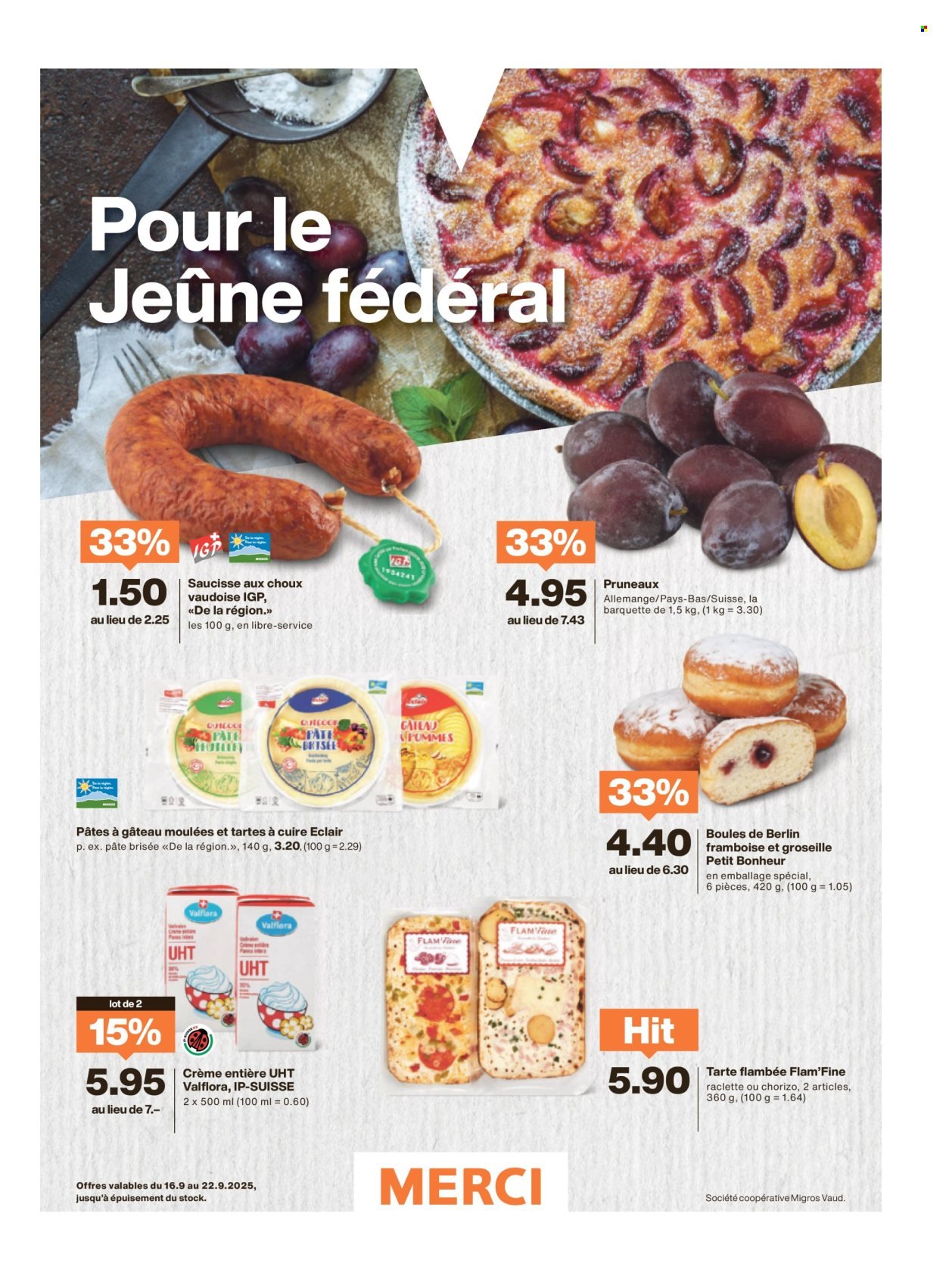 MIGROS Prospekt - Vom 16.9.2025 (2025-09-16 - 2025-09-22)
