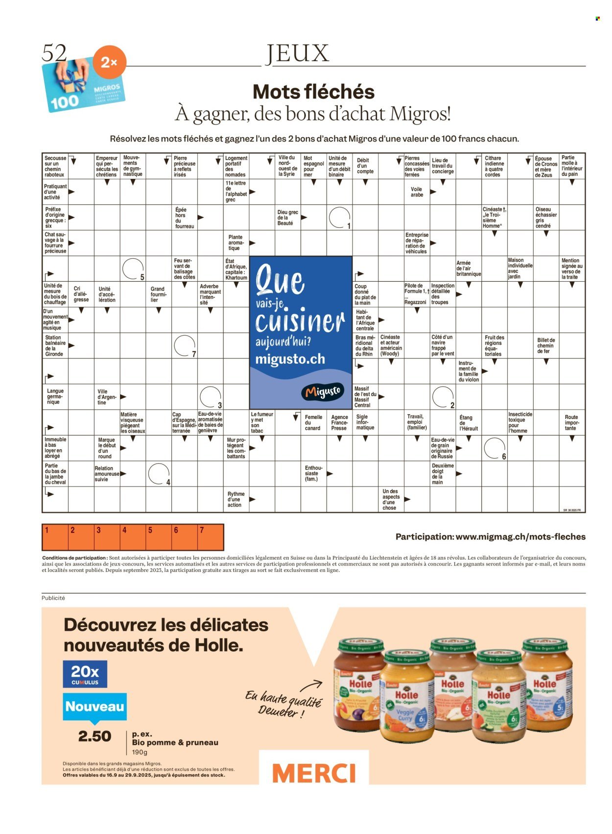 MIGROS Prospekt - Vom 16.9.2025 (2025-09-16 - 2025-09-22)