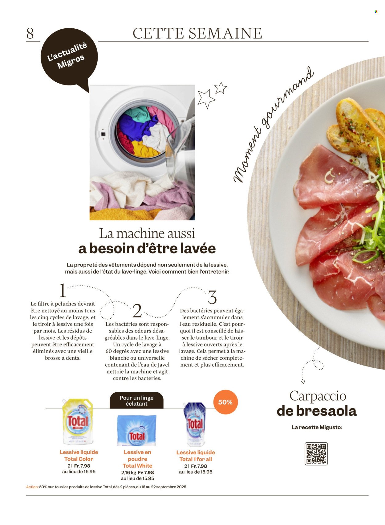 MIGROS Prospekt - Vom 16.9.2025 (2025-09-16 - 2025-09-22)