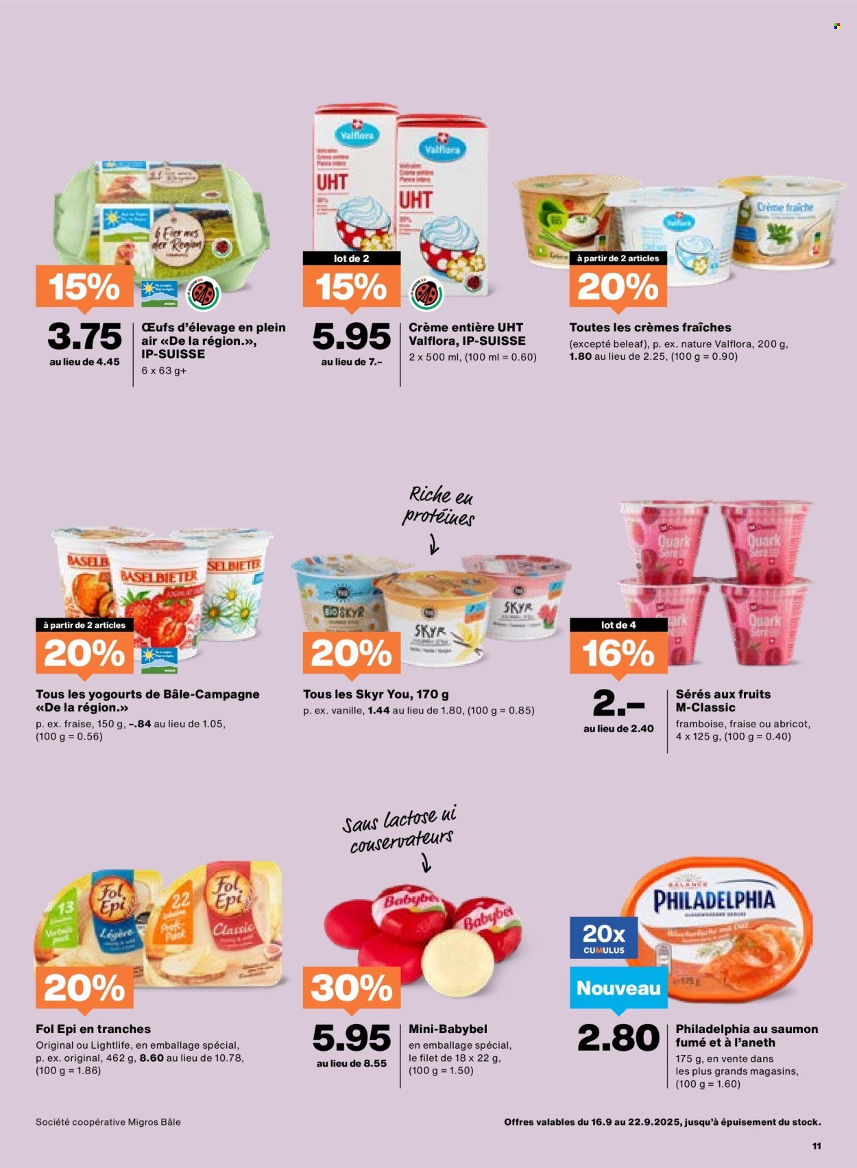 MIGROS Prospekt - Vom 16.9.2025 (2025-09-16 - 2025-09-22)