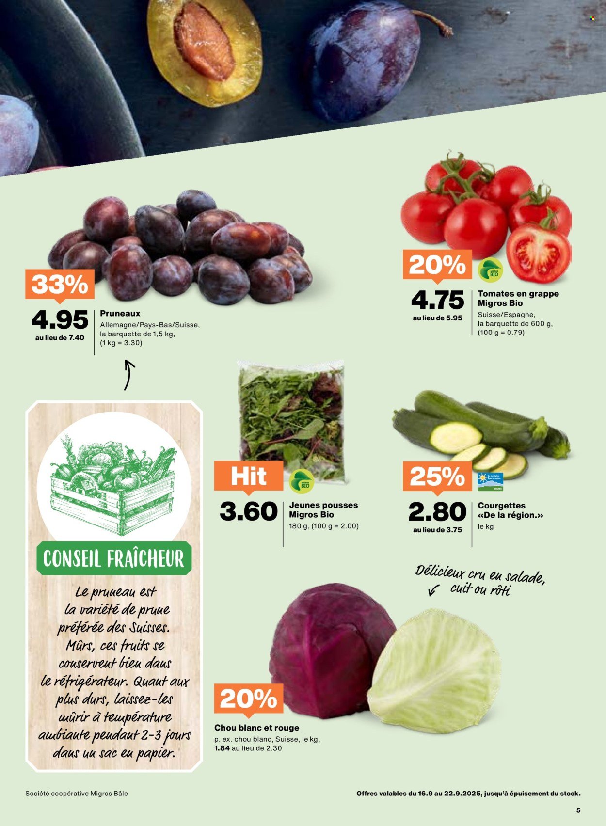 MIGROS Prospekt - Vom 16.9.2025 (2025-09-16 - 2025-09-22)