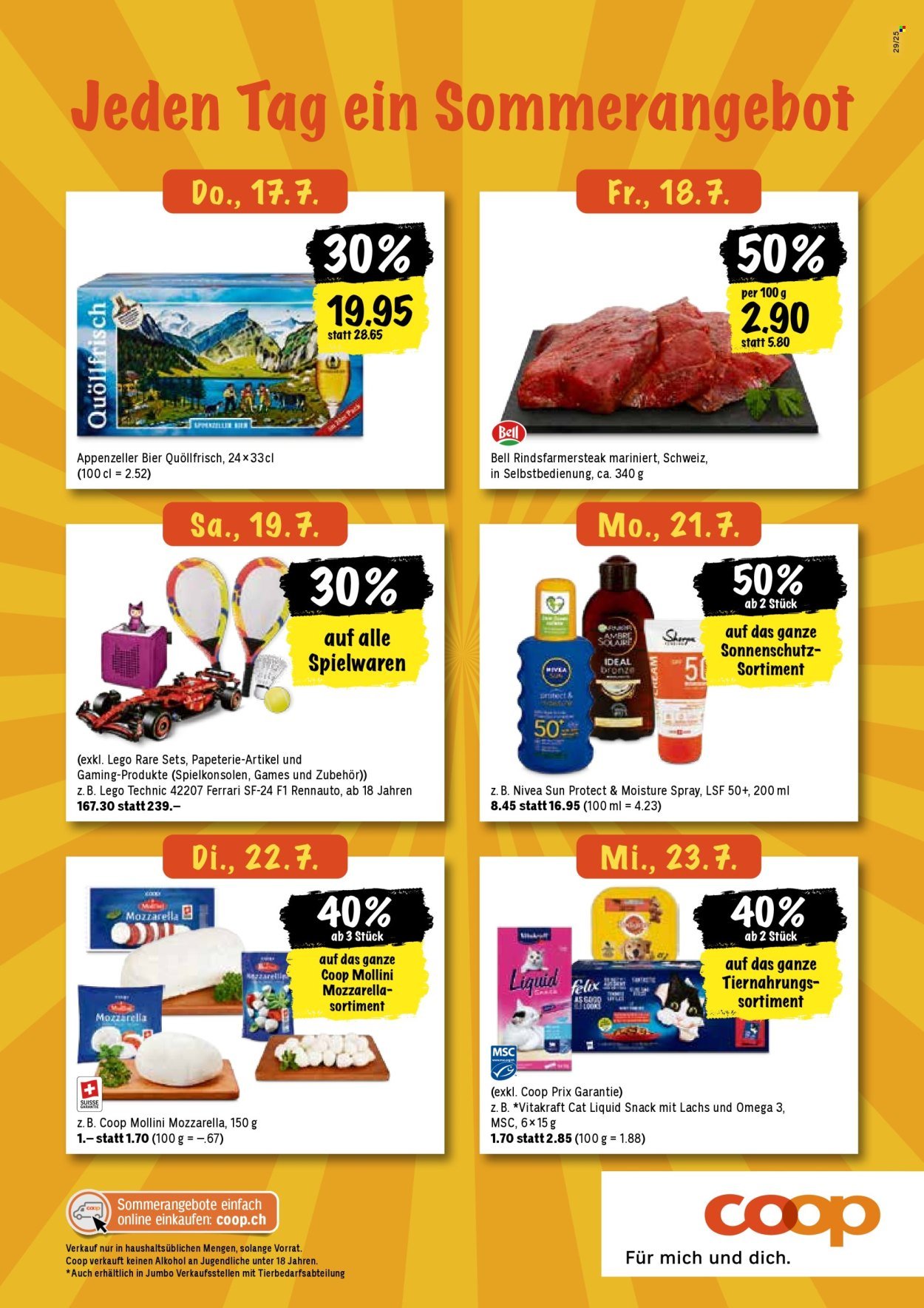 COOP Prospekt - Coop Aktionen (2025-07-17 - 2025-07-23)