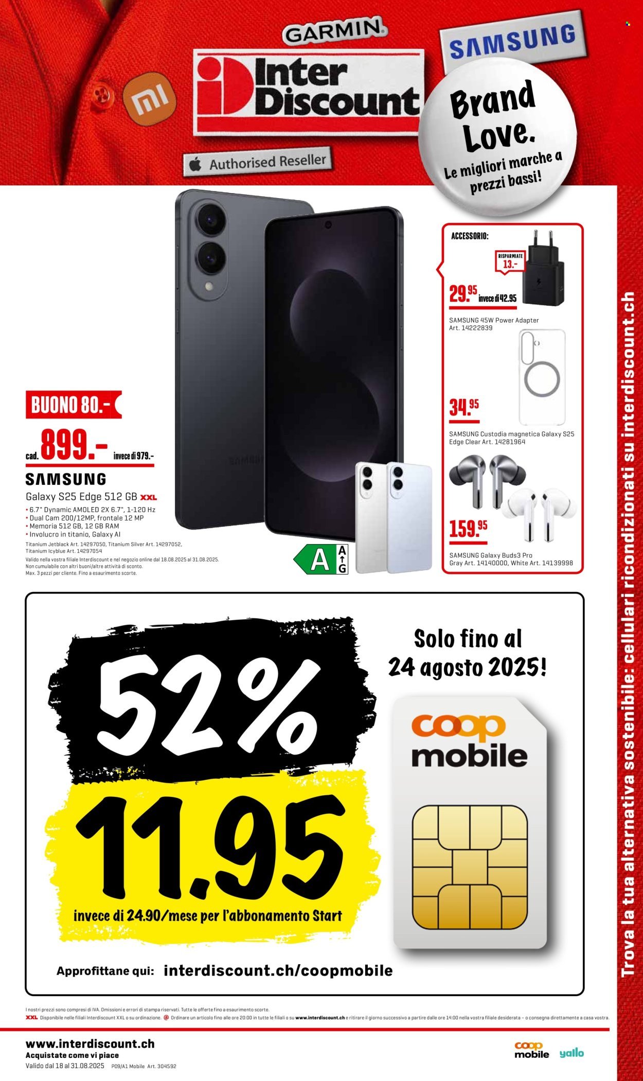 INTERDISCOUNT Prospekt - Vom 18.8.2025 (2025-08-18 - 2025-08-31) | 1