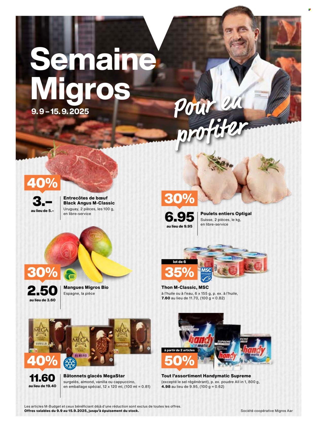 MIGROS Prospekt - Vom 9.9.2025 (2025-09-09 - 2025-09-15) | 1