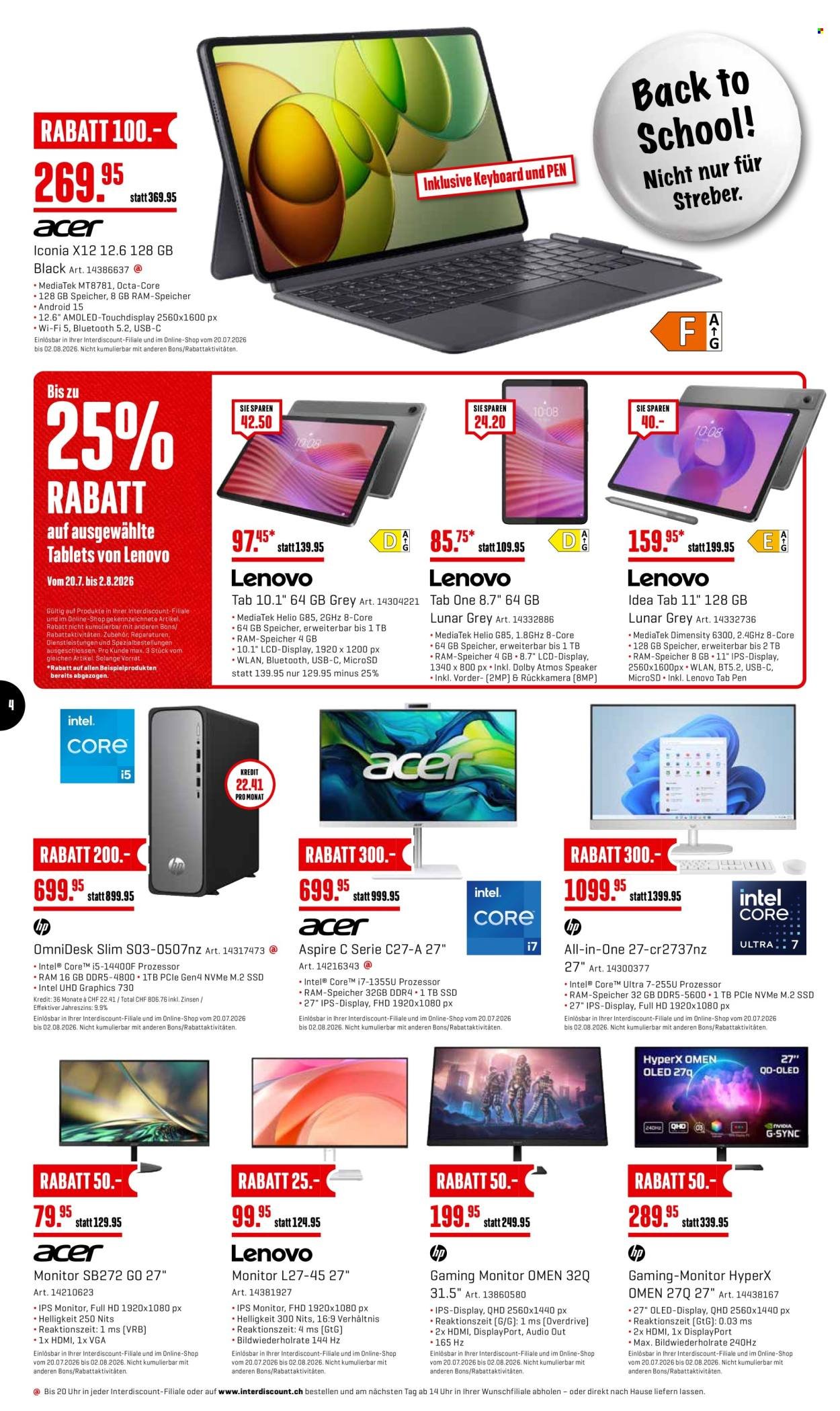 INTERDISCOUNT Prospekt - Vom 20.7.2026