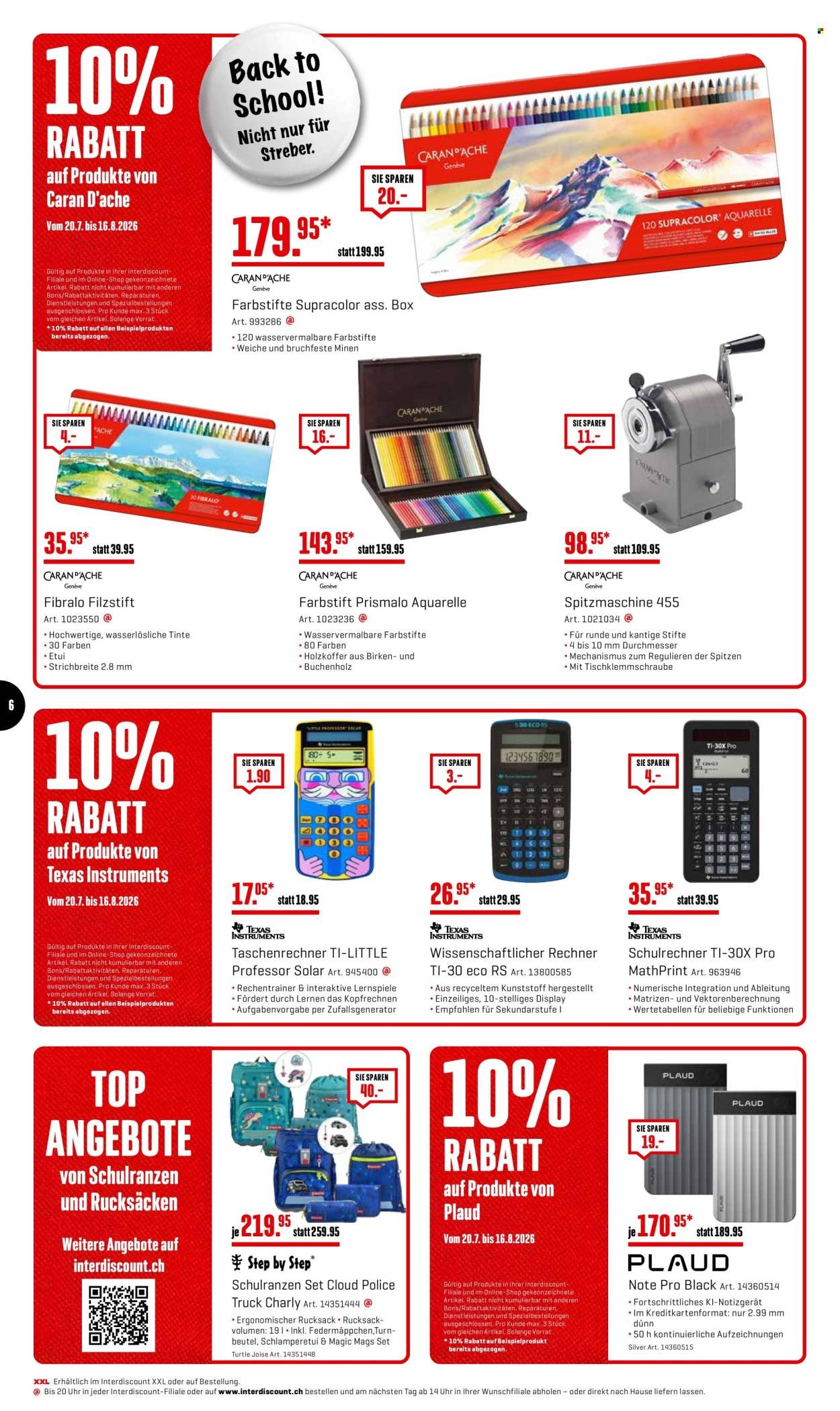 INTERDISCOUNT Prospekt - Vom 20.7.2026