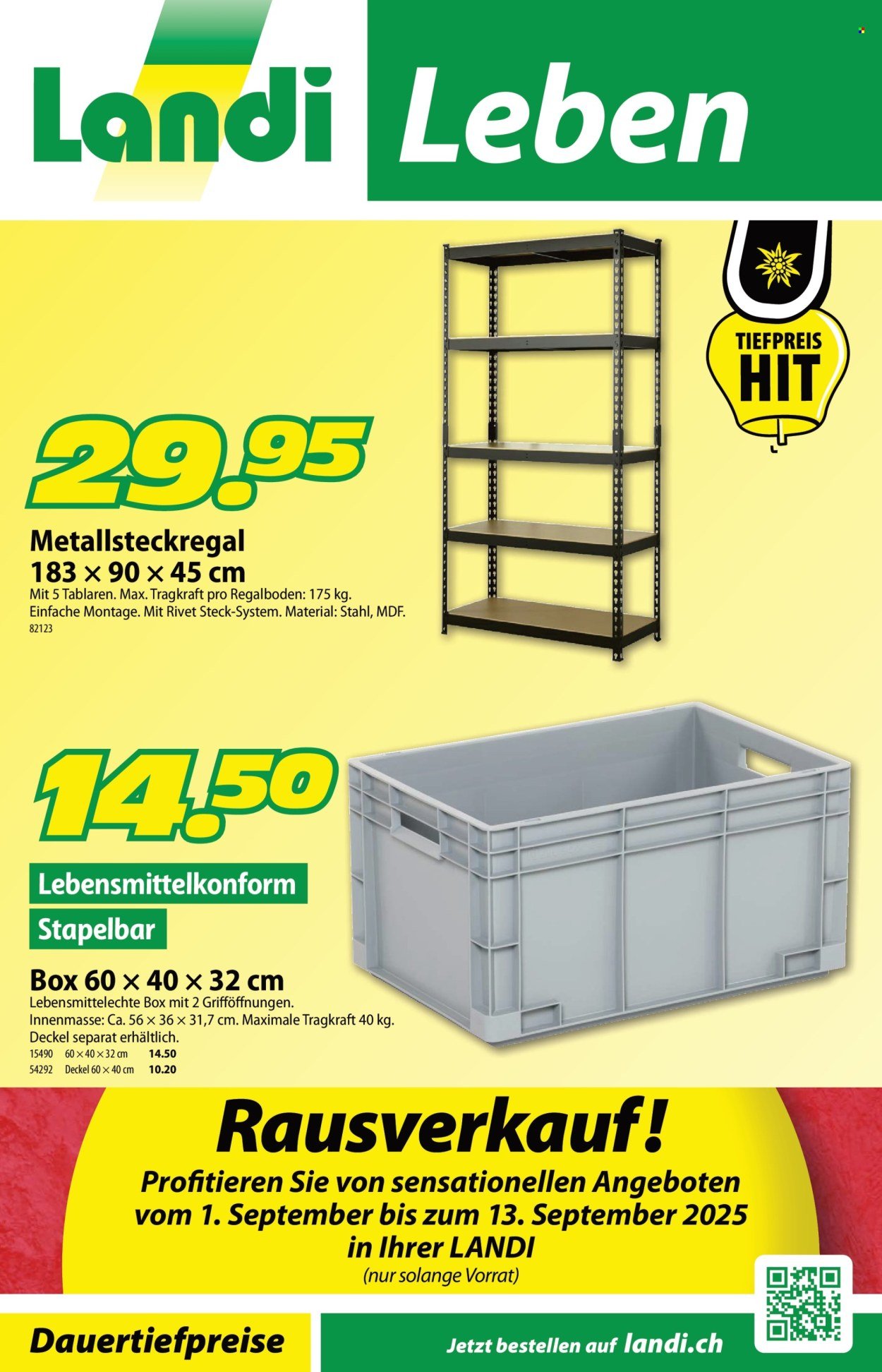 LANDI Prospekt - Gazette KW 36 (2025-09-01 - 2025-09-14) | 1