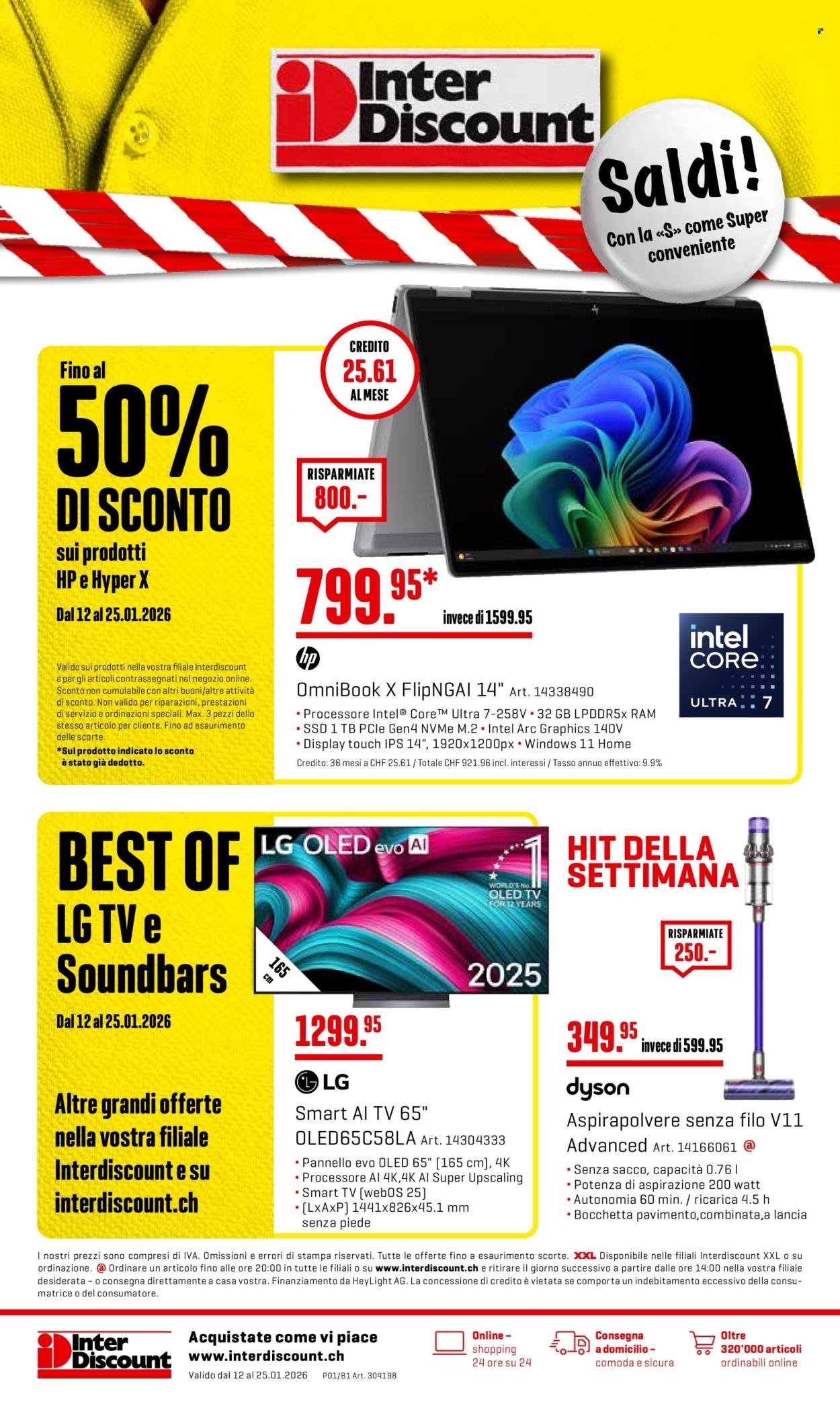 INTERDISCOUNT Prospekt - Vom 12.1.2026 (2026-01-12 - 2026-01-25) | 1