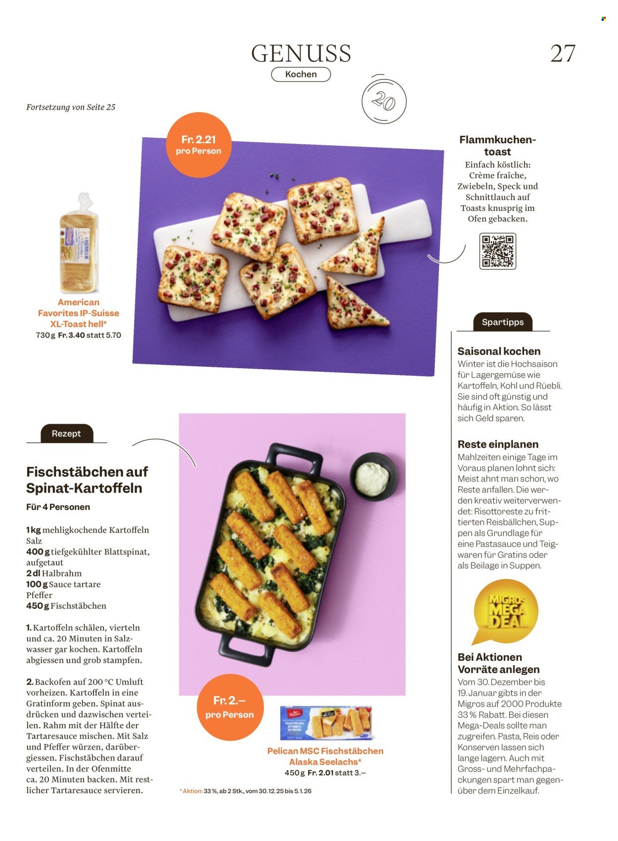 MIGROS Prospekt - Vom 30.12.2025 (2025-12-30 - 2026-01-05) | 27