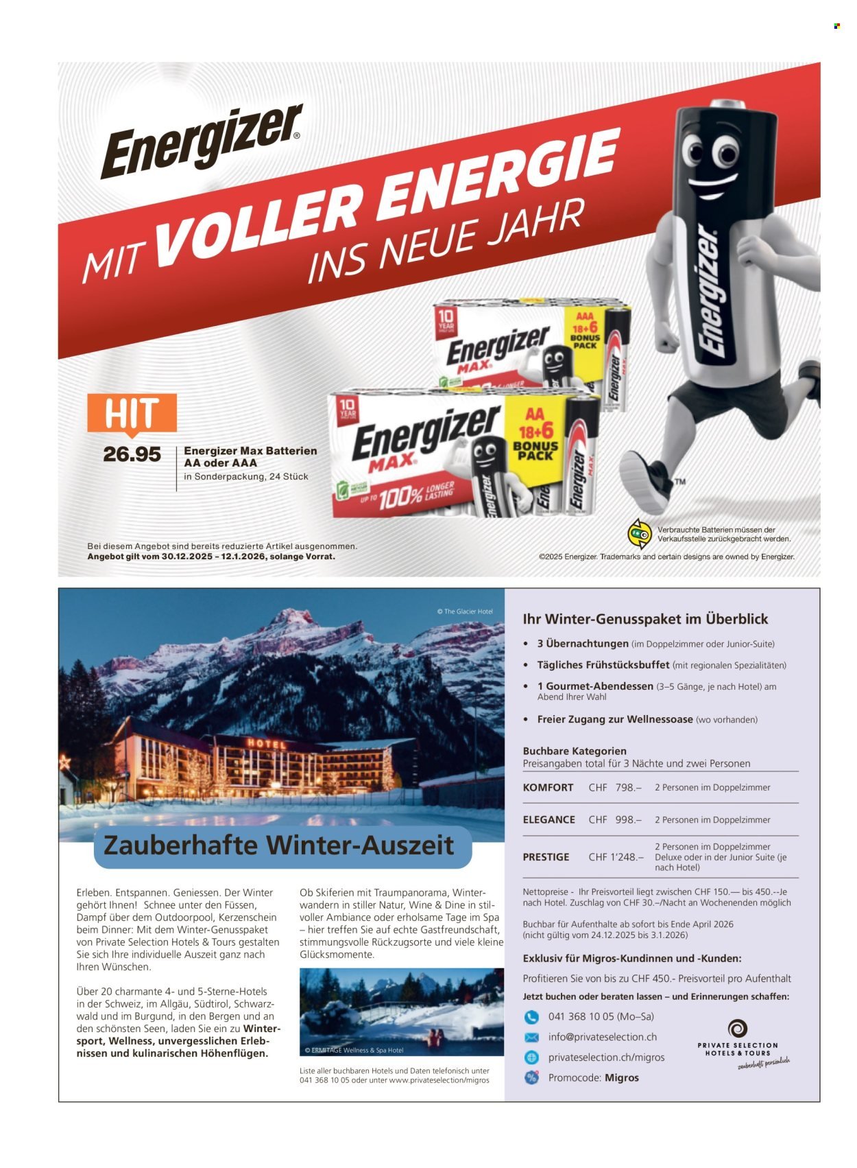MIGROS Prospekt - Vom 30.12.2025 (2025-12-30 - 2026-01-05) | 28