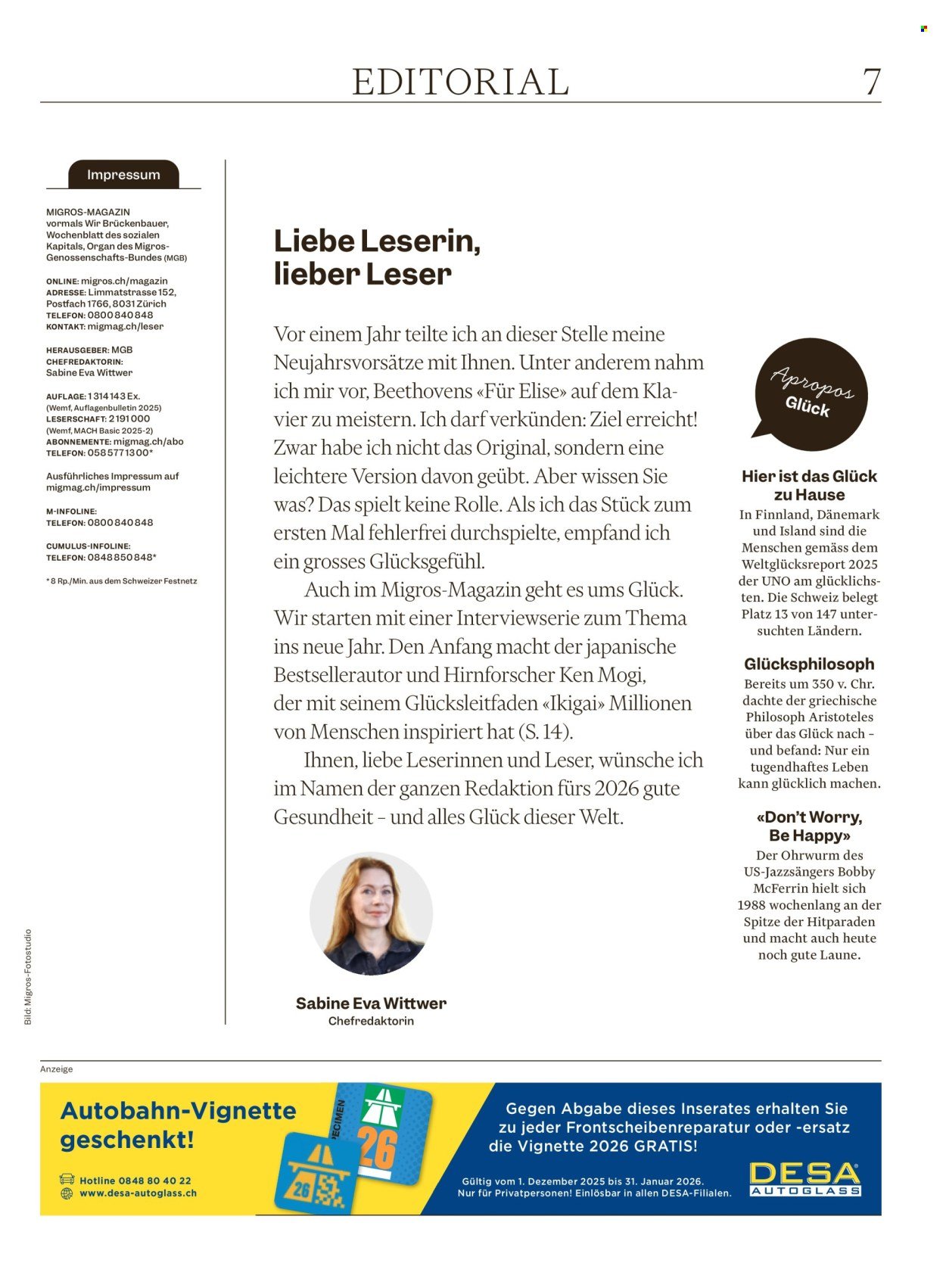 MIGROS Prospekt - Vom 30.12.2025 (2025-12-30 - 2026-01-05) | 7