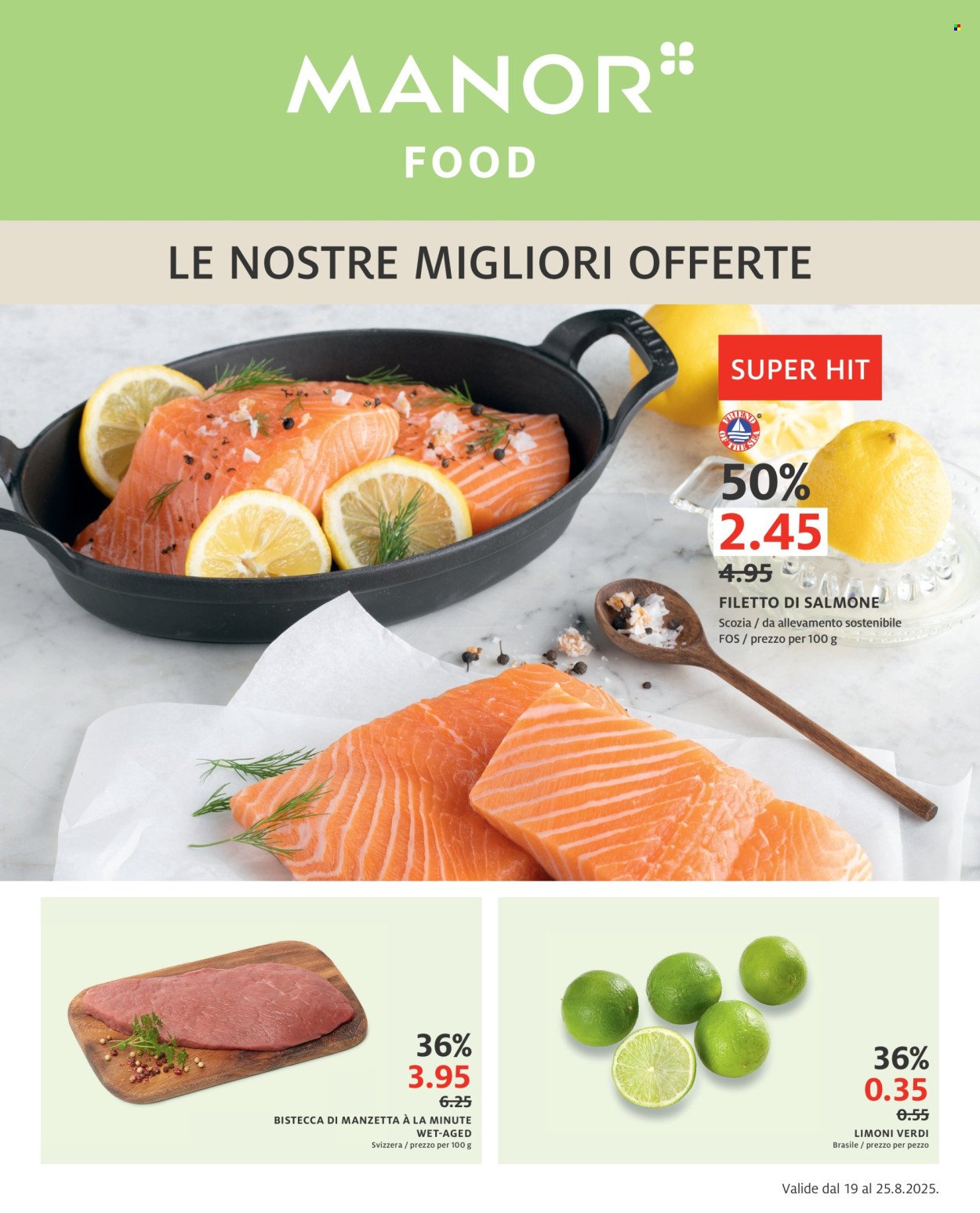 MANOR Prospekt - Il catalogo attuale (2025-08-19 - 2025-08-25) | 1