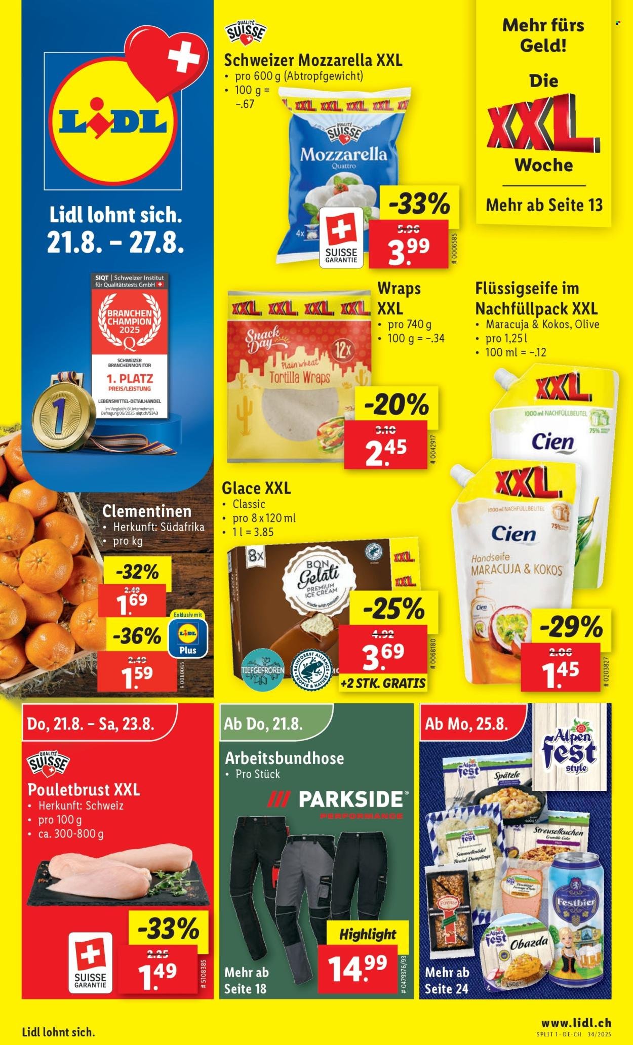 LIDL Prospekt - KW 34 (2025-08-21 - 2025-08-27)