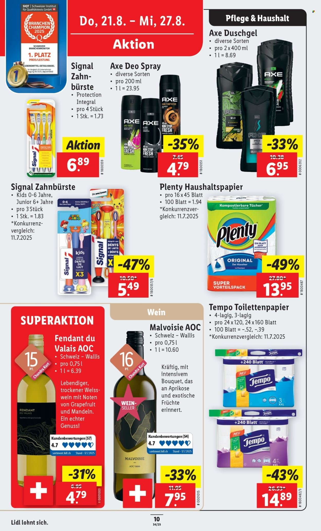 LIDL Prospekt - KW 34 (2025-08-21 - 2025-08-27)