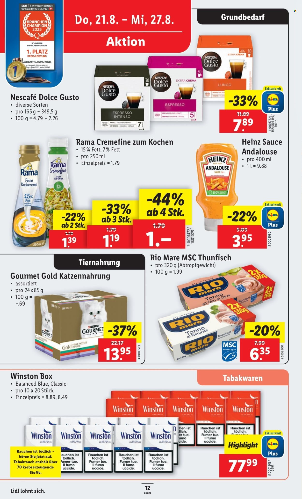 LIDL Prospekt - KW 34 (2025-08-21 - 2025-08-27)