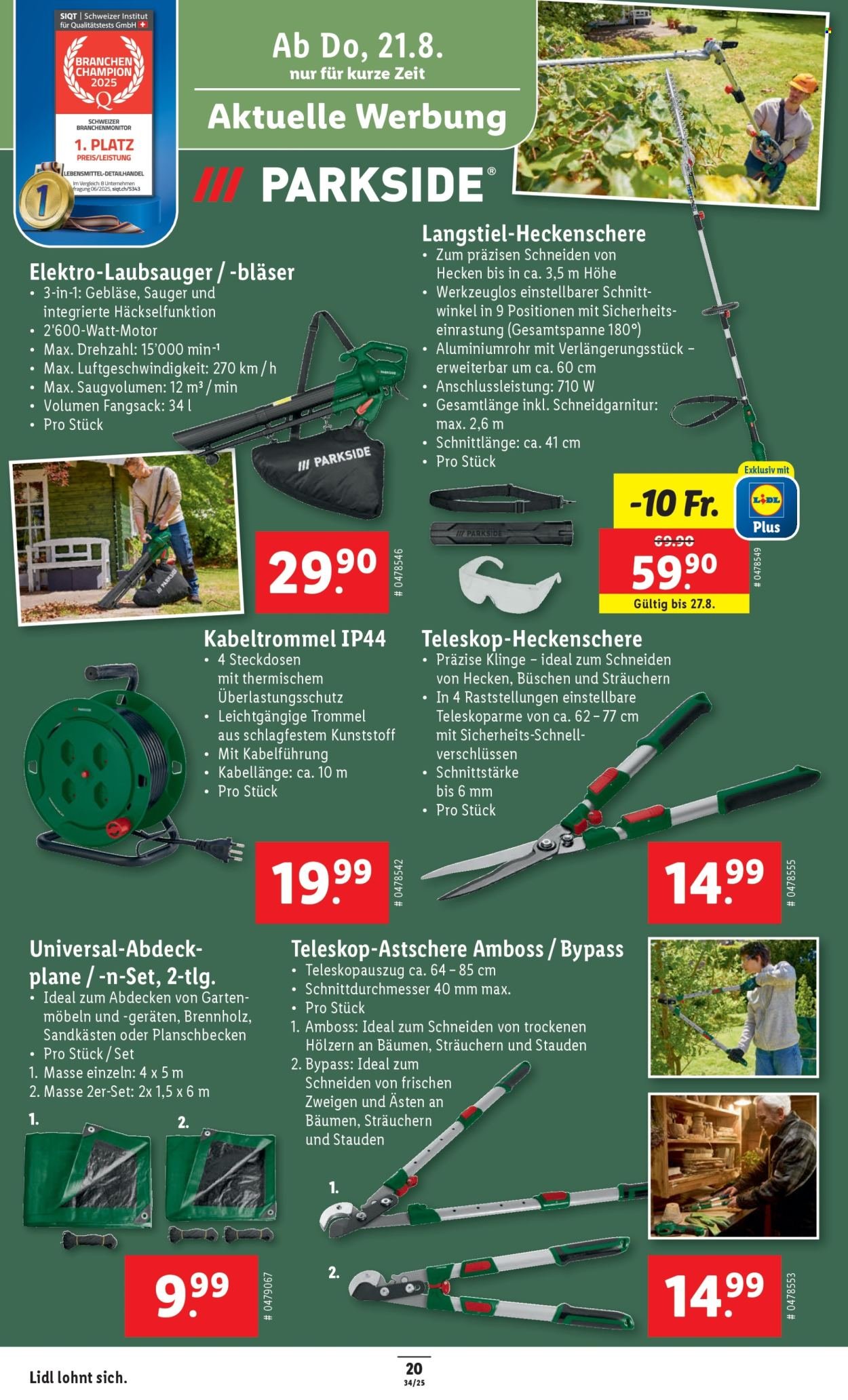 LIDL Prospekt - KW 34 (2025-08-21 - 2025-08-27)