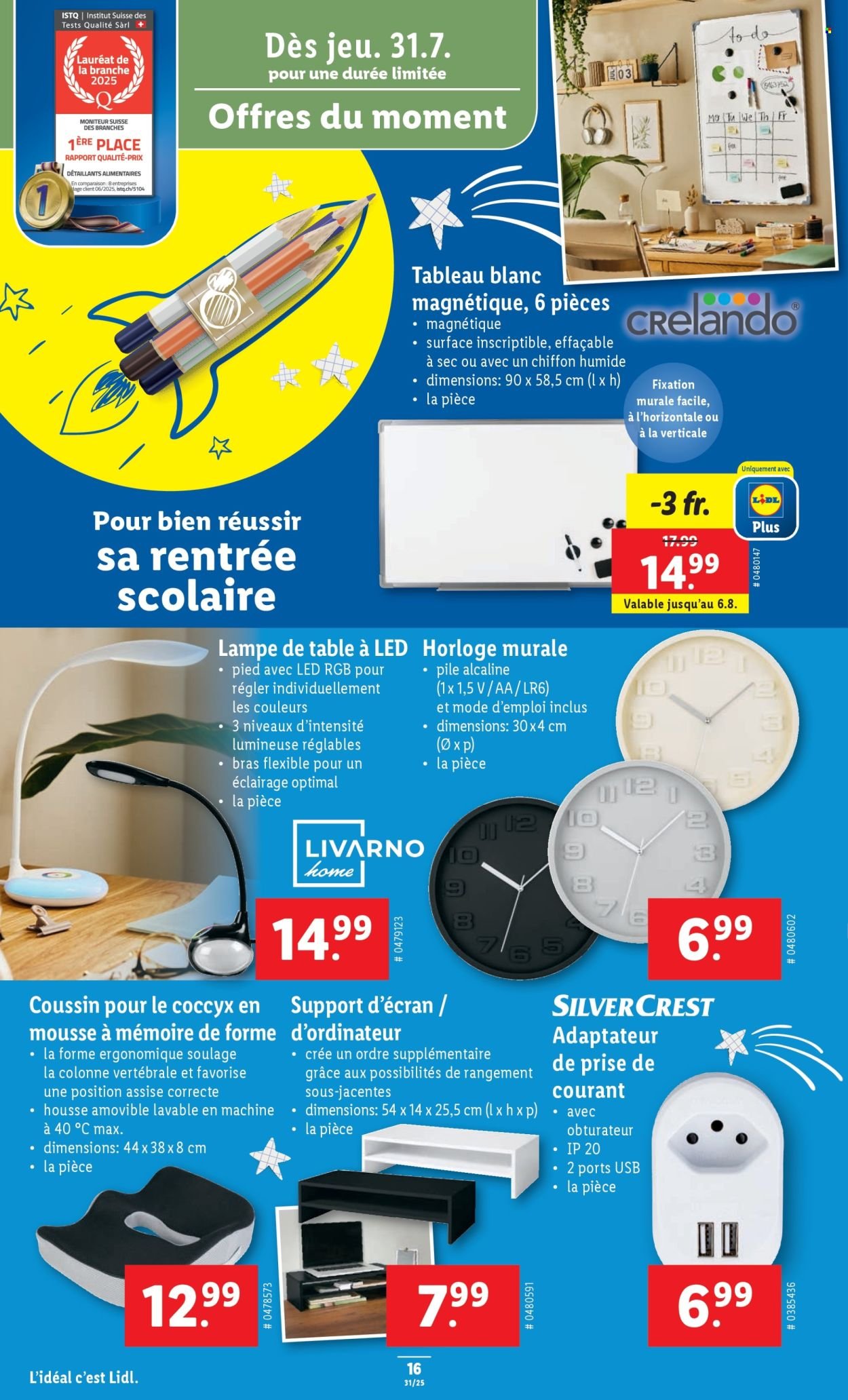 LIDL Prospekt - SEM 31 (2025-07-31 - 2025-08-06)