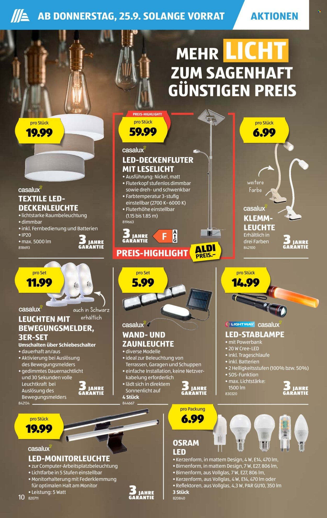 ALDI Prospekt - Vom 25.9.2025 (2025-09-25 - 2025-10-01)