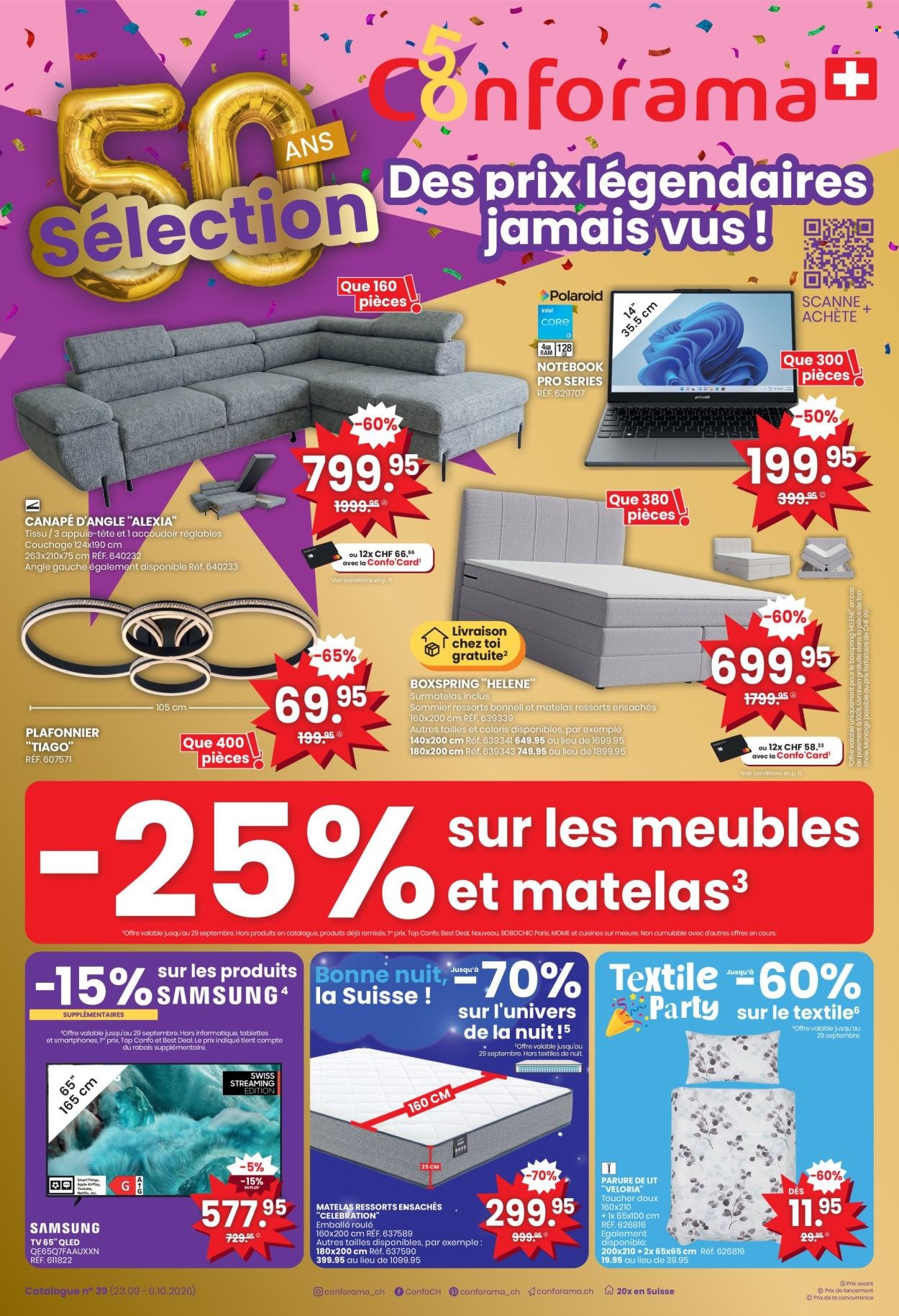 CONFORAMA Prospekt - Catalogue n° 39