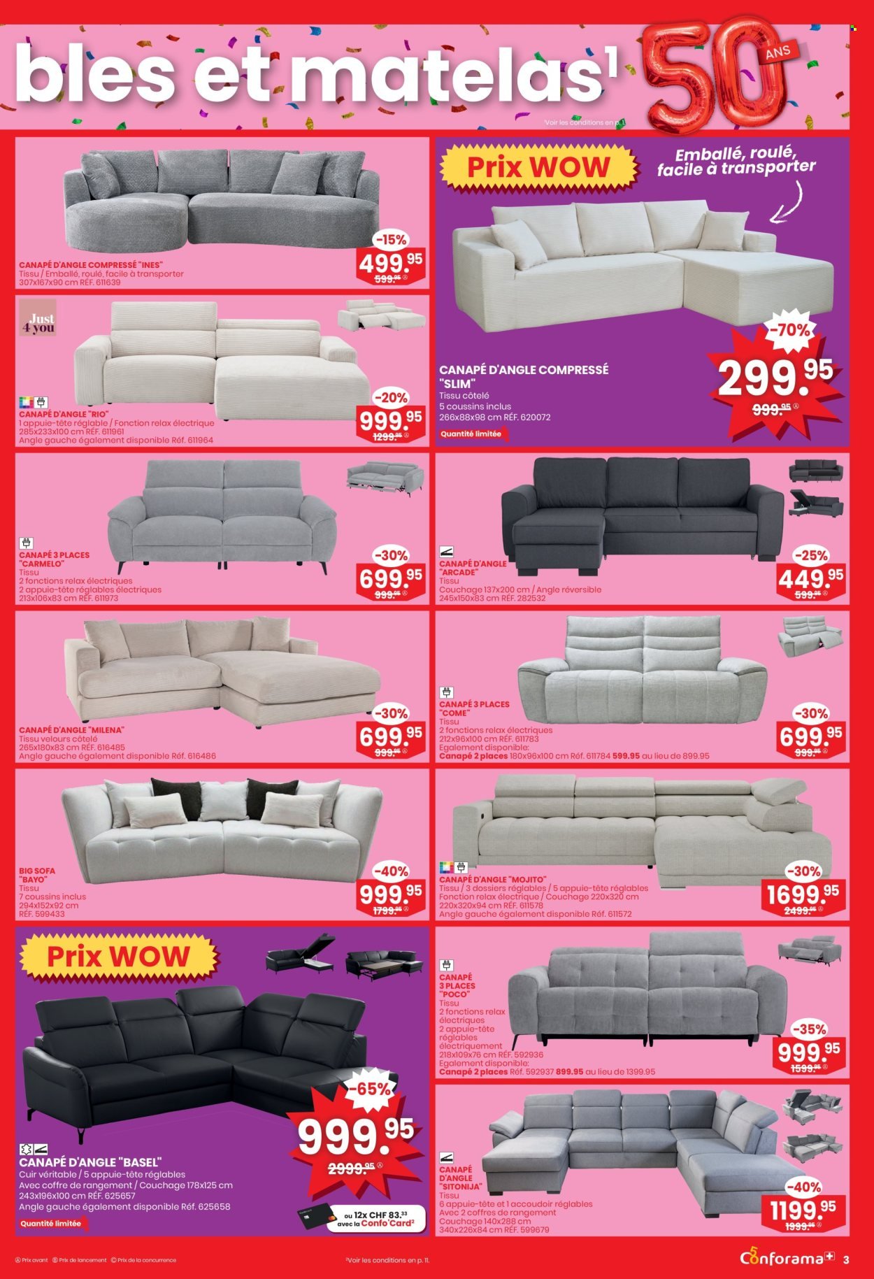 CONFORAMA Prospekt - Catalogue n° 39