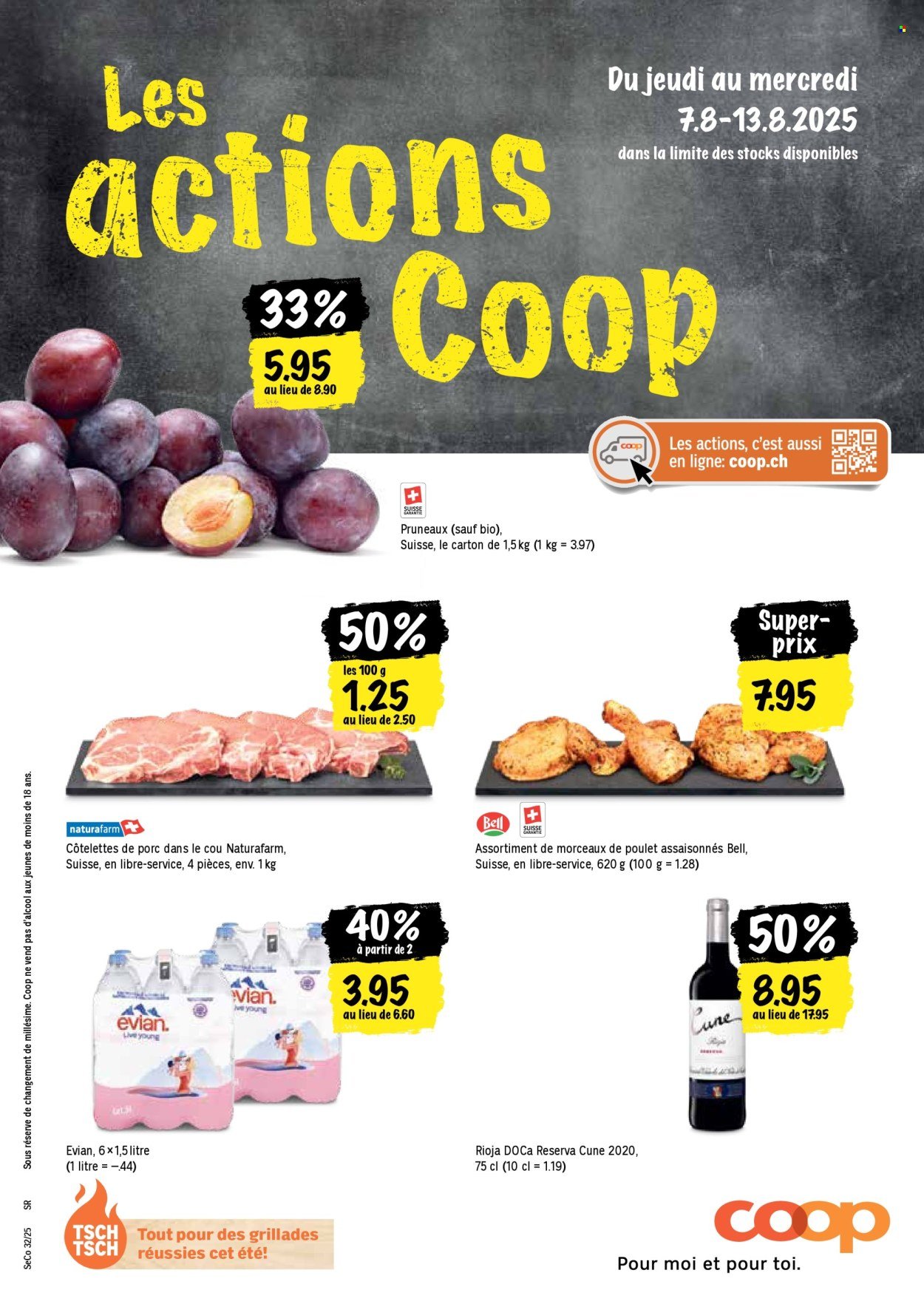 COOP Prospekt - Les actions Coop (2025-08-07 - 2025-08-13) | 1