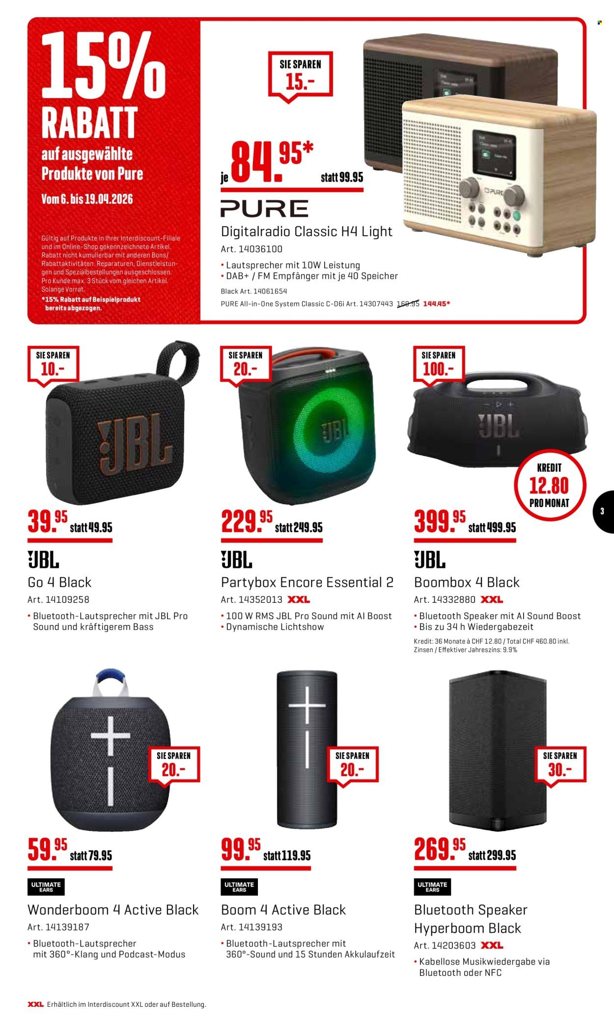 INTERDISCOUNT Prospekt - Vom 6.4.2026 (2026-04-06 - 2026-04-19) | 3