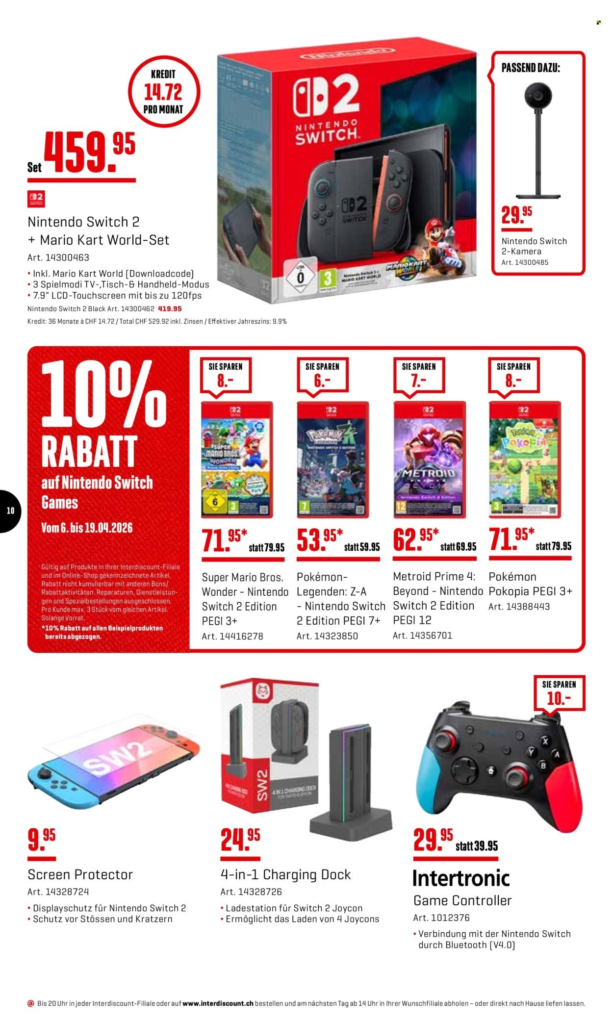 INTERDISCOUNT Prospekt - Vom 6.4.2026 (2026-04-06 - 2026-04-19) | 10