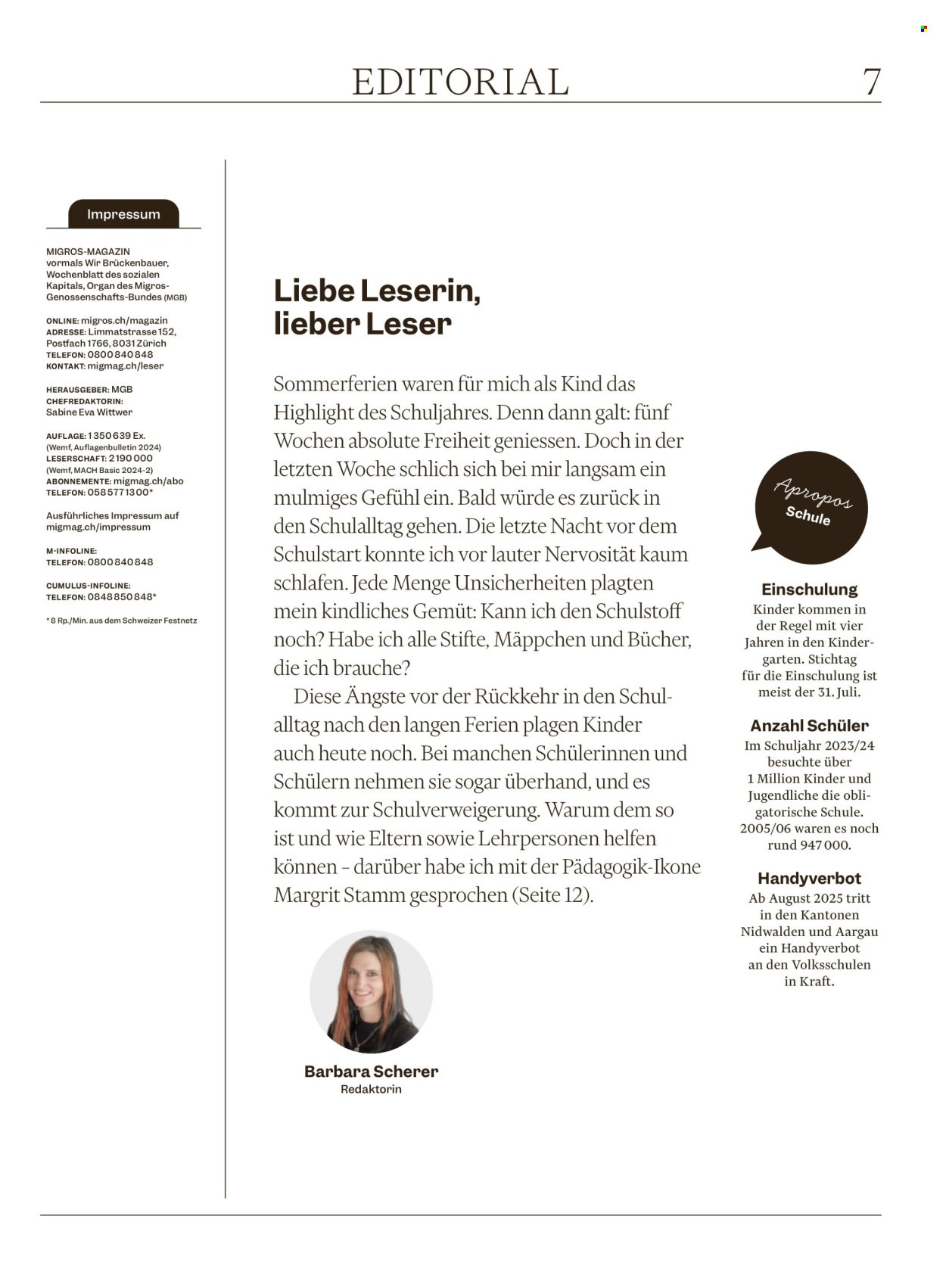 MIGROS Prospekt - Vom 6.8.2025 (2025-08-06 - 2025-08-12)